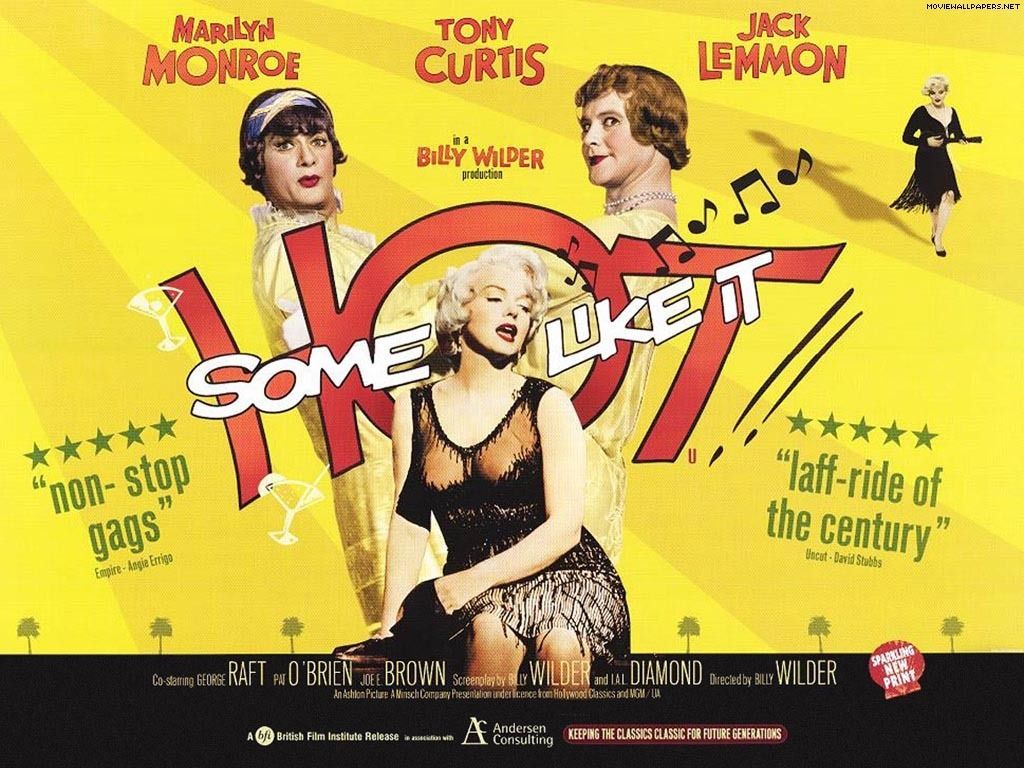 Some Like It Hot Wallpaper. Desktop Background That Look Like an Office, Things I Like Wallpaper and Wallpaper That Looks Like Books