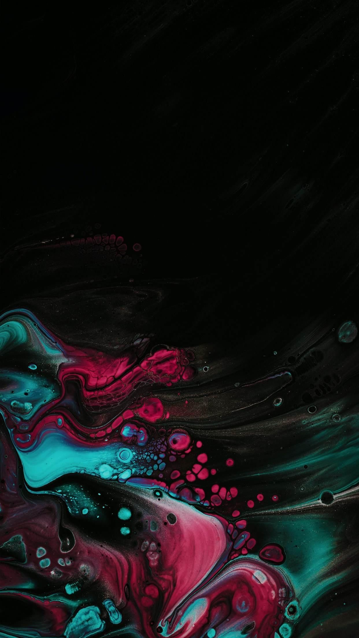 Bubbly OLED. Dark wallpaper, Colorful wallpaper, Painting