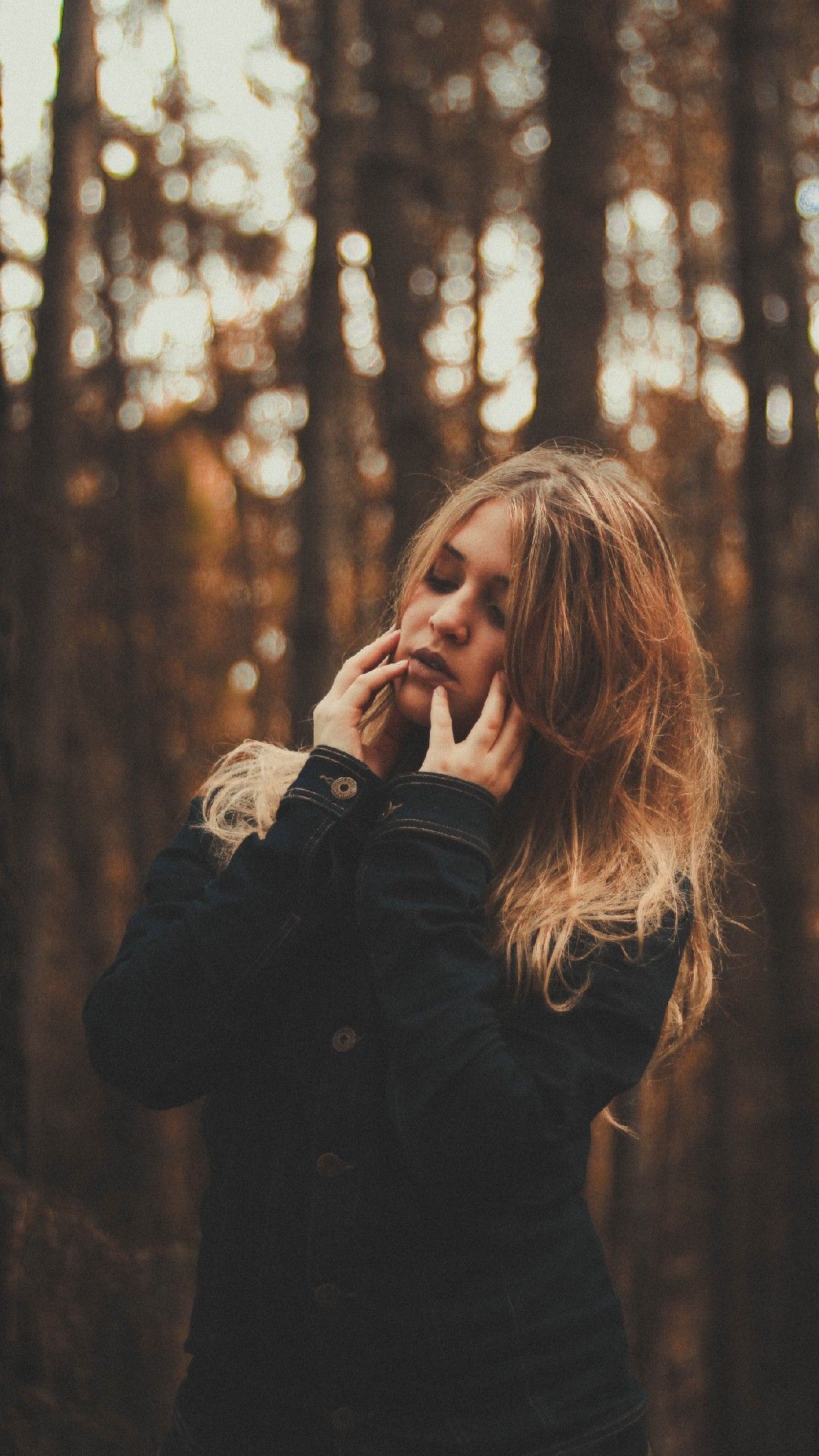 Blonde Hair Girl Phone Wallpaper Lockscreen HD 4K Android iOS. 인스타그램, 연예인, 사진