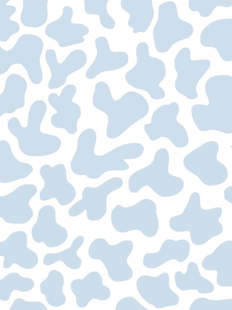 blue cow print. Cow print wallpaper, Cow wallpaper, Cute pastel wallpaper