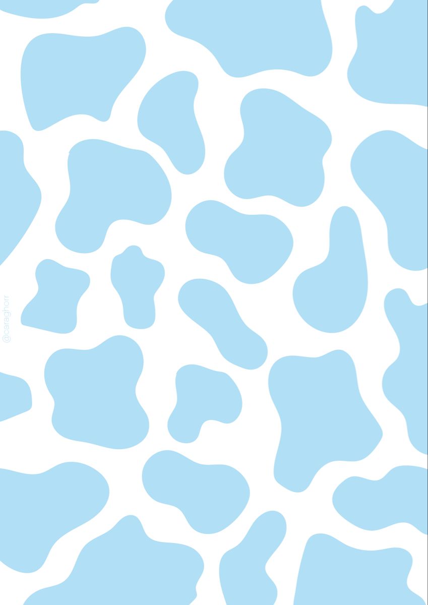 caraghorr blue cow. Cow print wallpaper, Cow wallpaper, Cute patterns wallpaper
