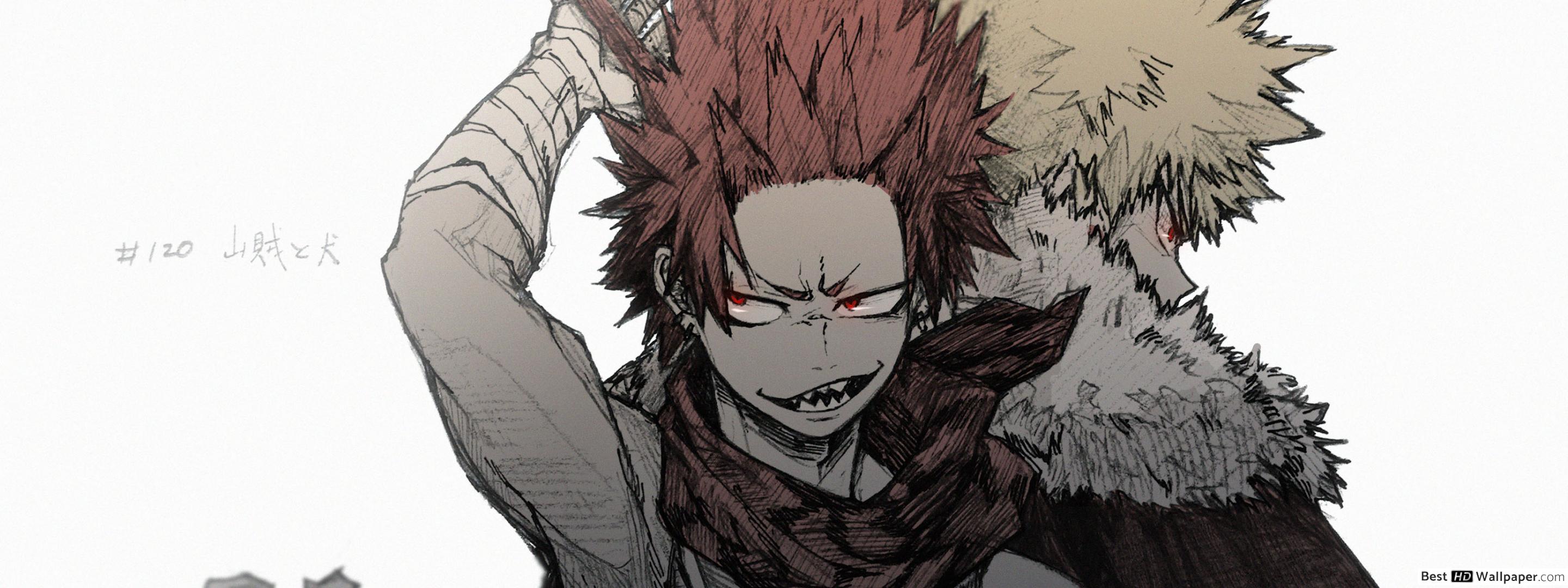 Katsuki Bakugo & Eijiro Kirishima Hero Academia HD wallpaper download