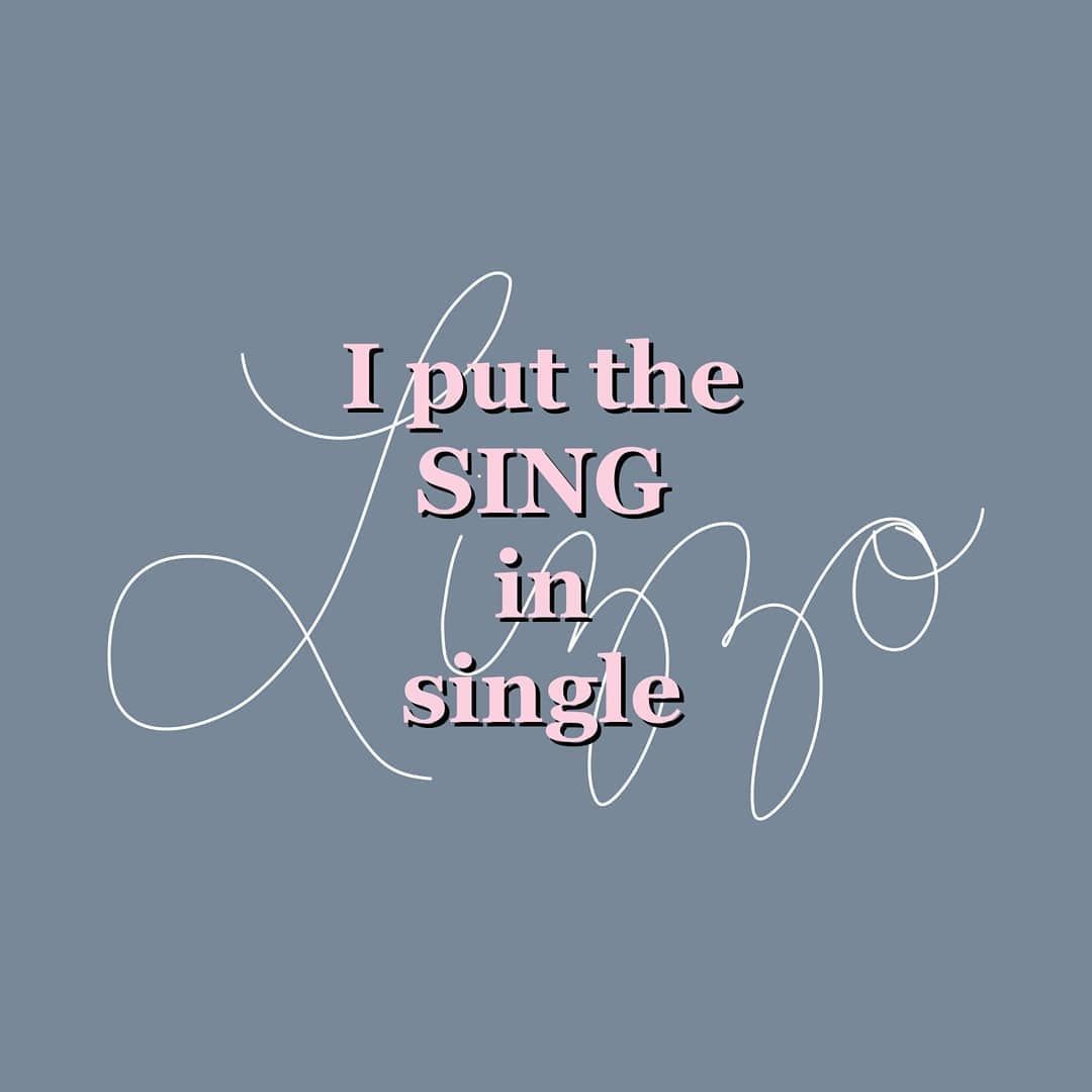 I put the sing in single #lizzo #typography #cozyreverie #artbyamywatkins #musiclyrics #selflove. Im single quotes, Singer quote, Inspirational quotess