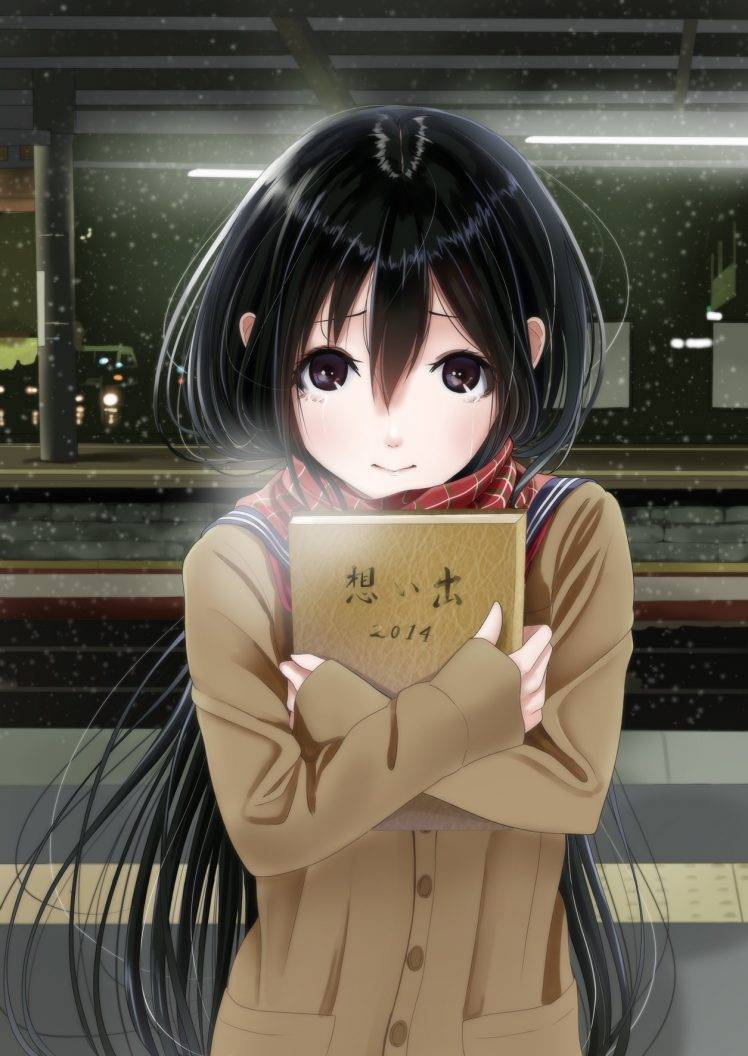 anime Girls, Books, Schoolgirls Wallpaper HD / Desktop and Mobile Background