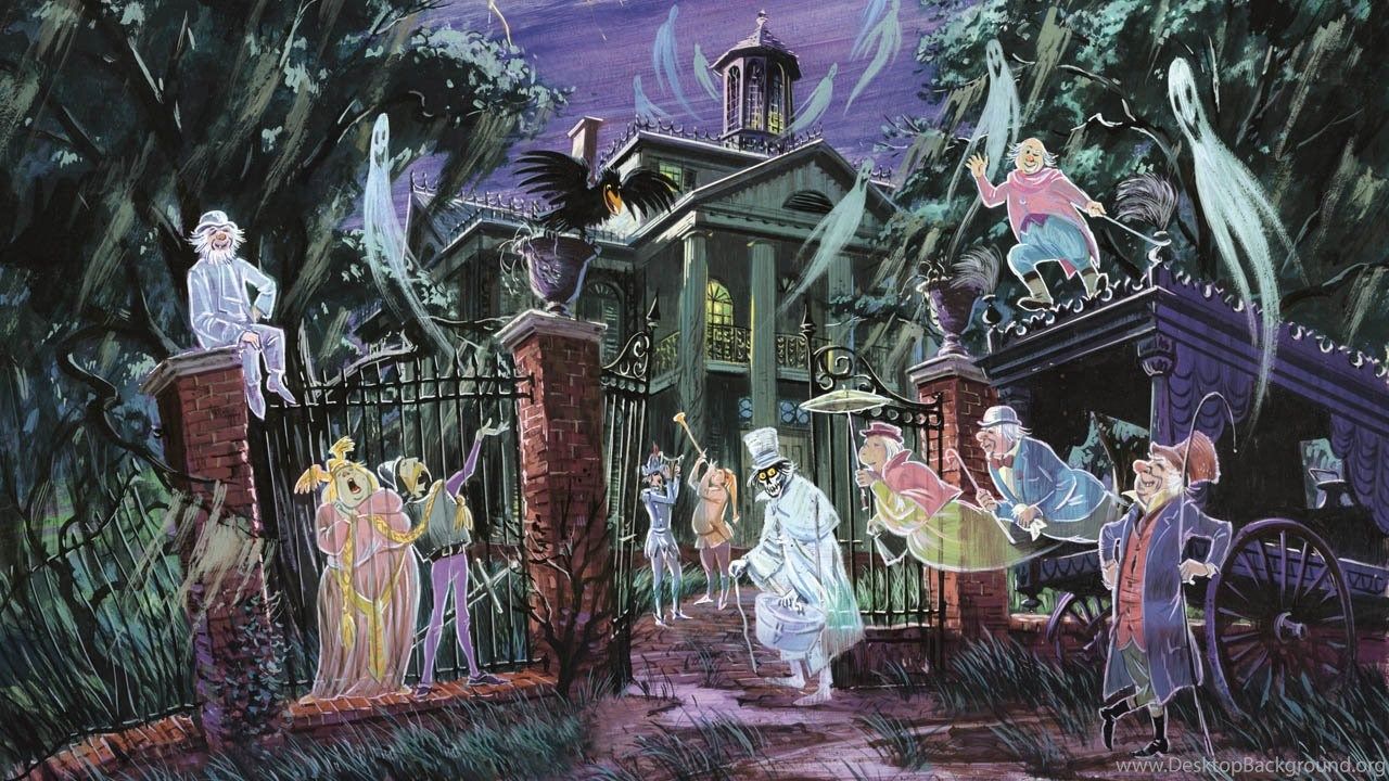 Haunted Mansion Disneyland Wallpaper Desktop Background
