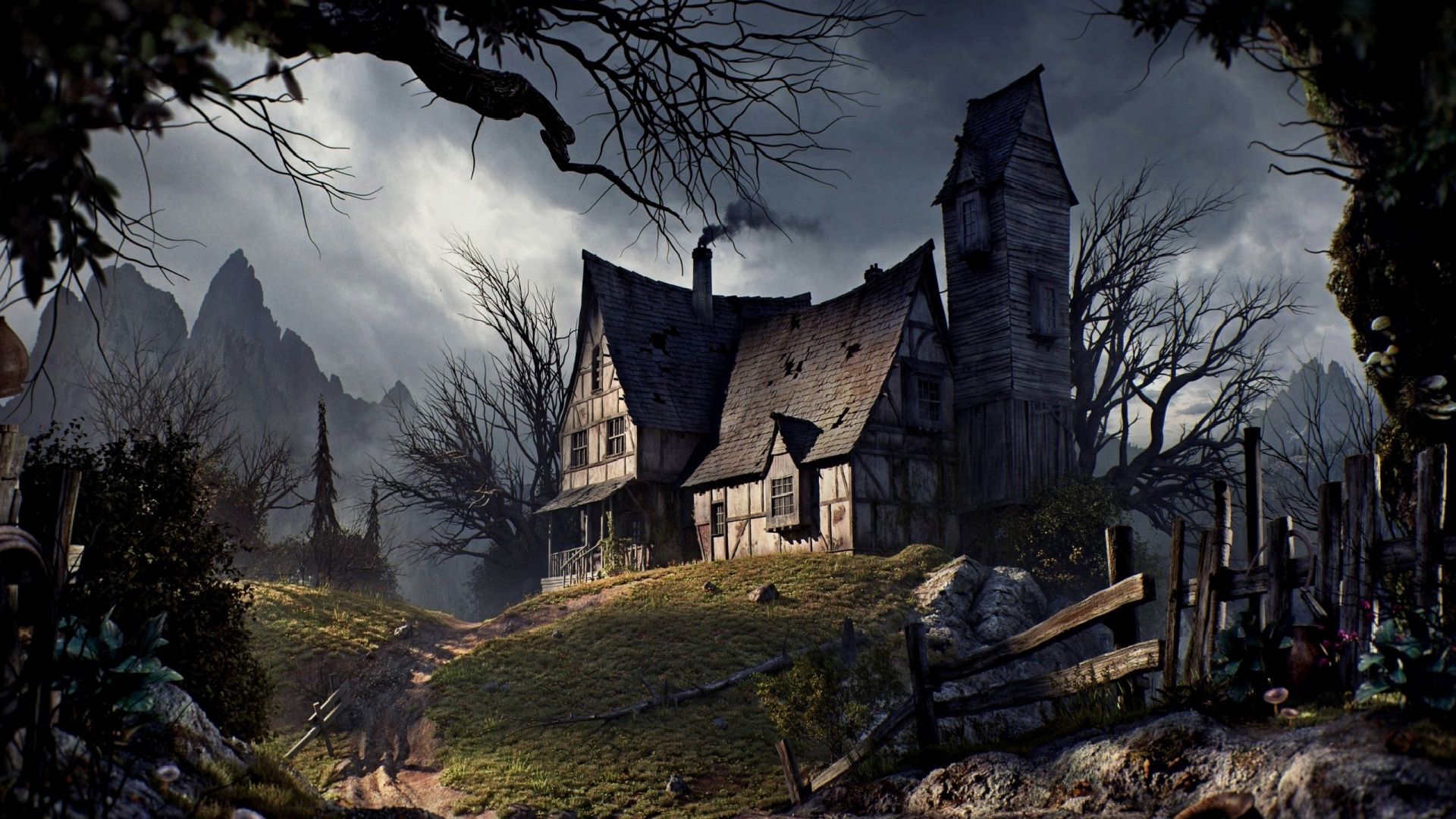Halloween Haunted House Free Download Image