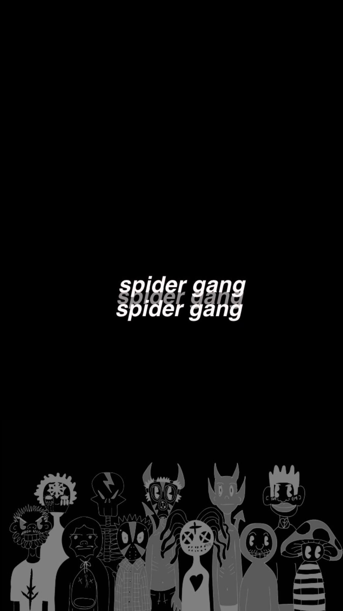 spidergang wallpaper i made:) feel free to use !!!