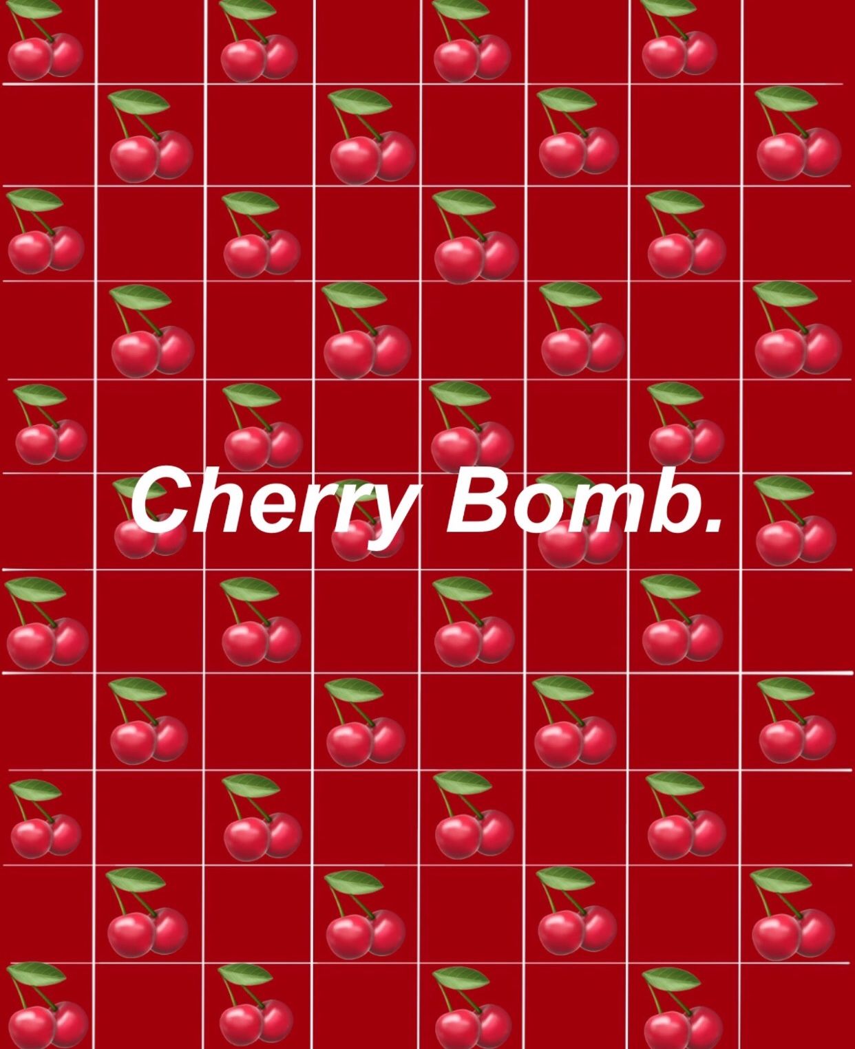 cherry #red #wallpaper #edit #wallpaper #emoji #graph #cute. Red aesthetic, Aesthetic tumblr background, Cute wallpaper for phone
