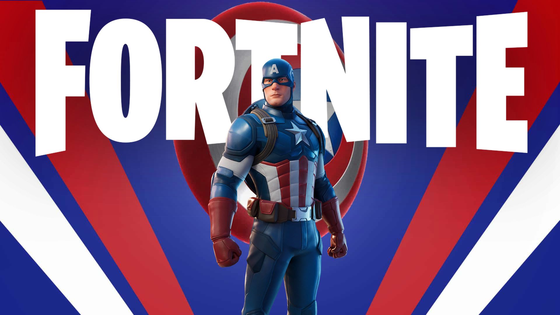 New Captain America Skin Arrives for the 4th of July America Fortnite Wallpaper!