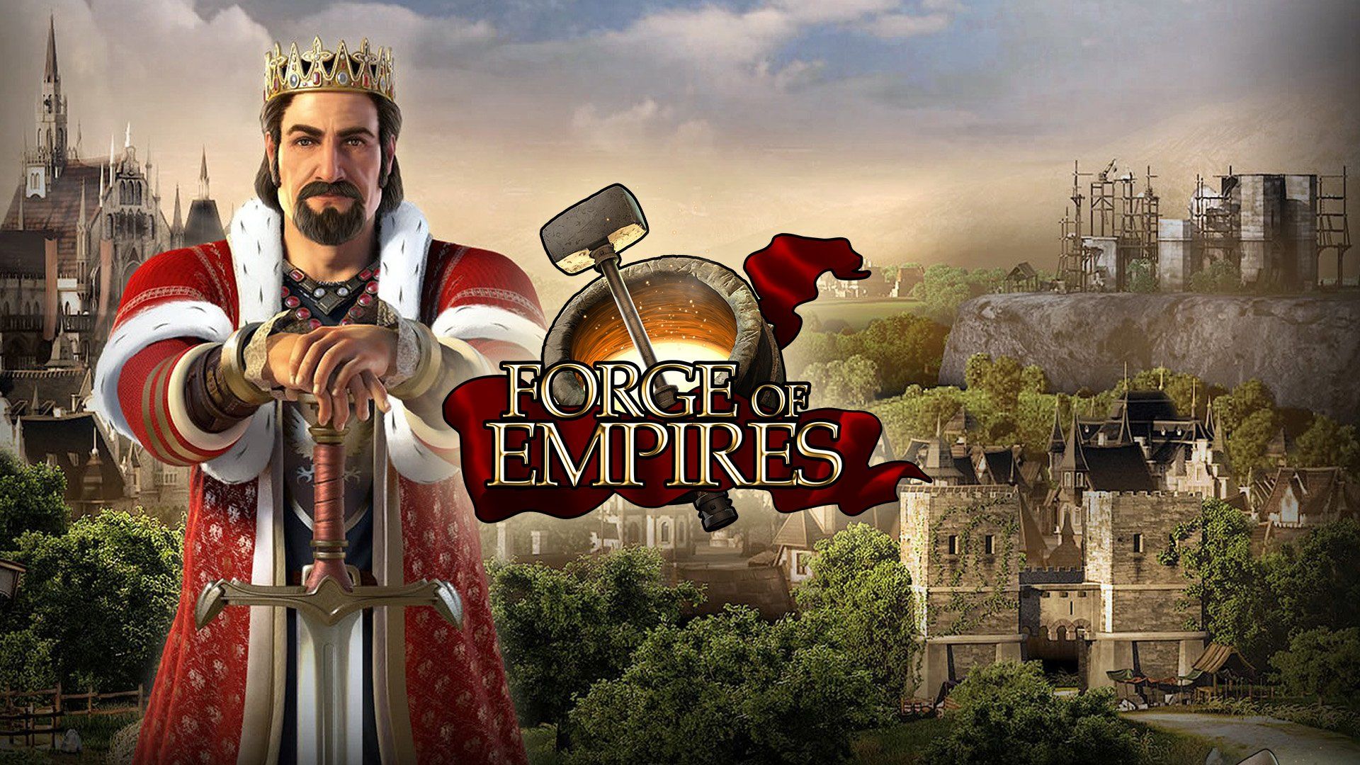 forge, Of, Empires, Online, Fantasy, Strategy, 1fempires, Building, City, Cities, Adventure, History, Poster Wallpaper HD / Desktop and Mobile Background
