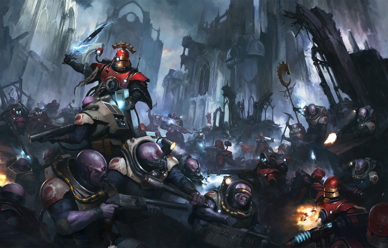Wallpaper the genestealers, Warhammer 40 forge world, Adeptus Mechanicus, sicarii image for desktop, section фантастика
