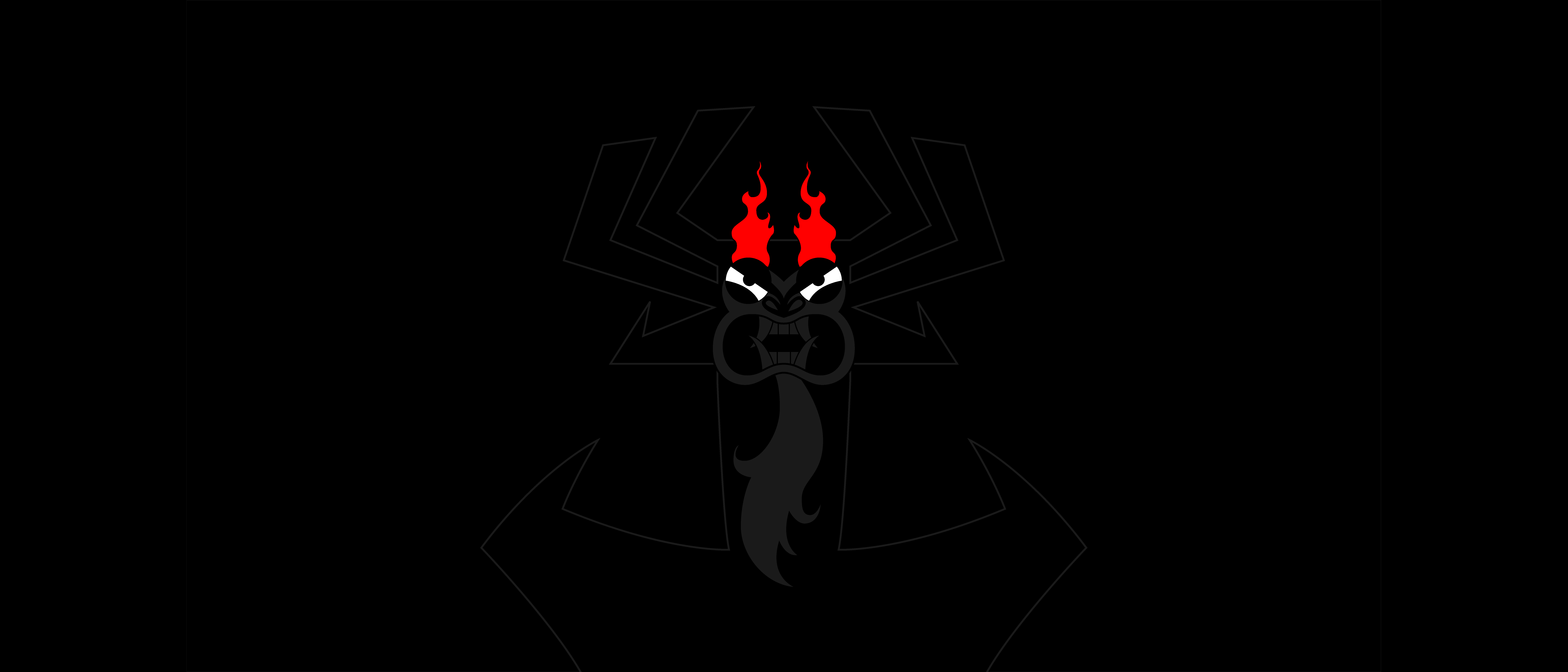 I made a wallpaper. Minimalist Aku. Size should work fine for any 9:16 monitor