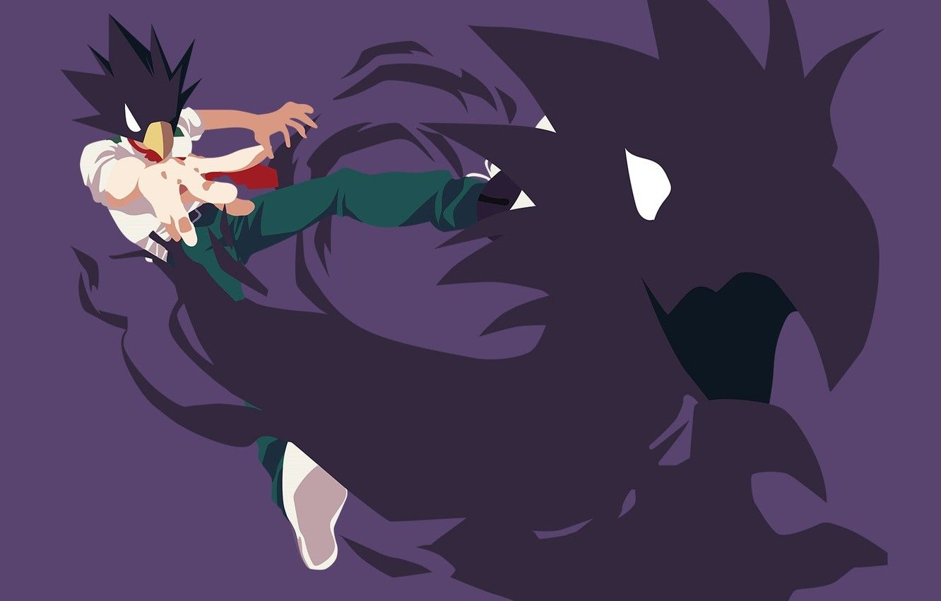 Wallpaper anime, manga, shadow, japonese, My Hero Academia, Fumikage Tokoyami, by martianz art image for desktop, section минимализм