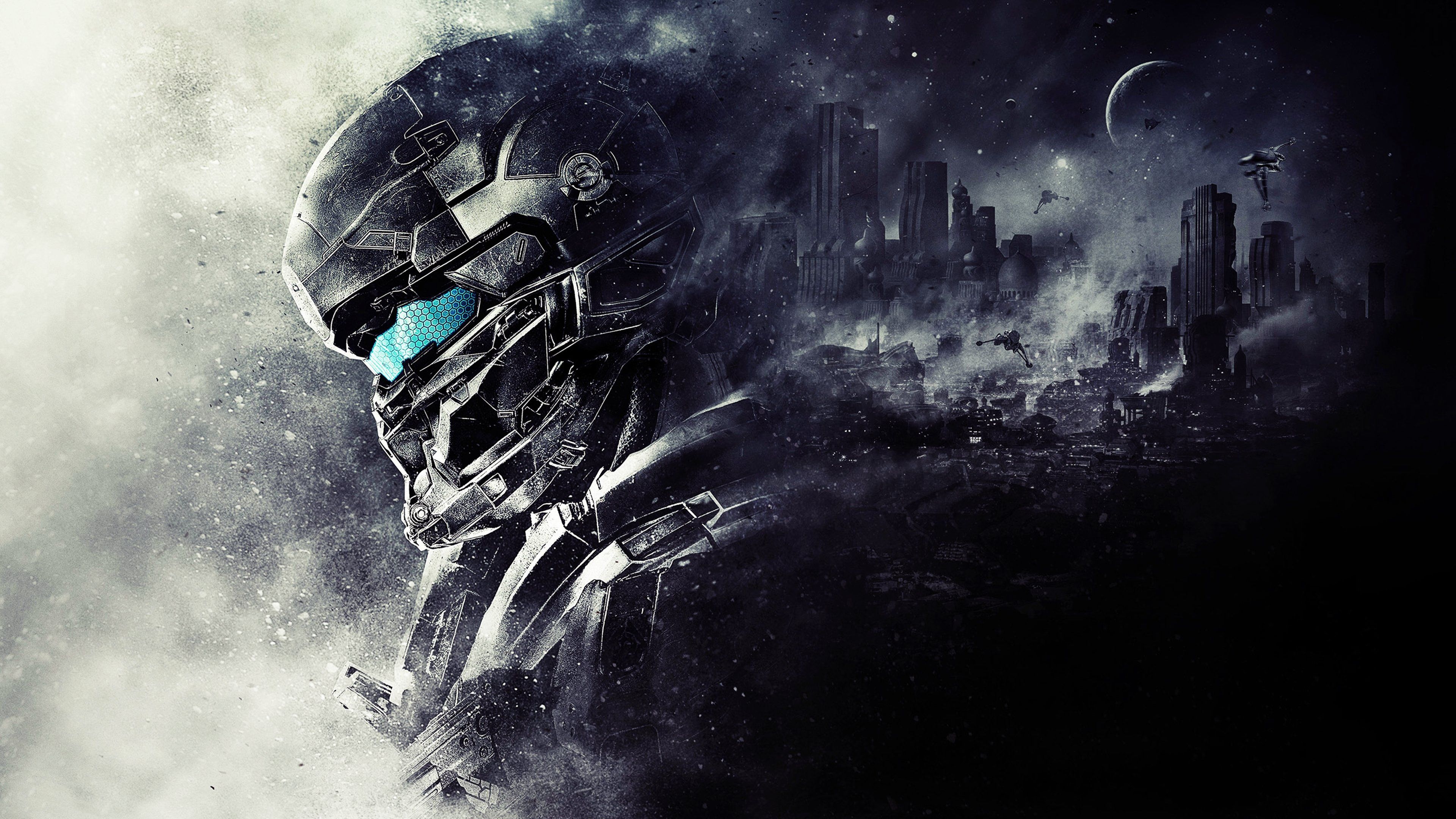 HALO 5 GUARDIANS Shooter Fps Action Fighting Warrior Sci Fi Futuristic 1haloguardians Wallpaperx2160