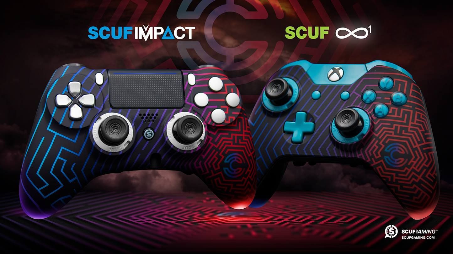 The Clayster SCUF Controller Is Based On The Labyrinth Like Logo Of Pro Gaming Legend, James “Clayster”. Video Game Decor, Video Game Controller, Ps4 Or Xbox One