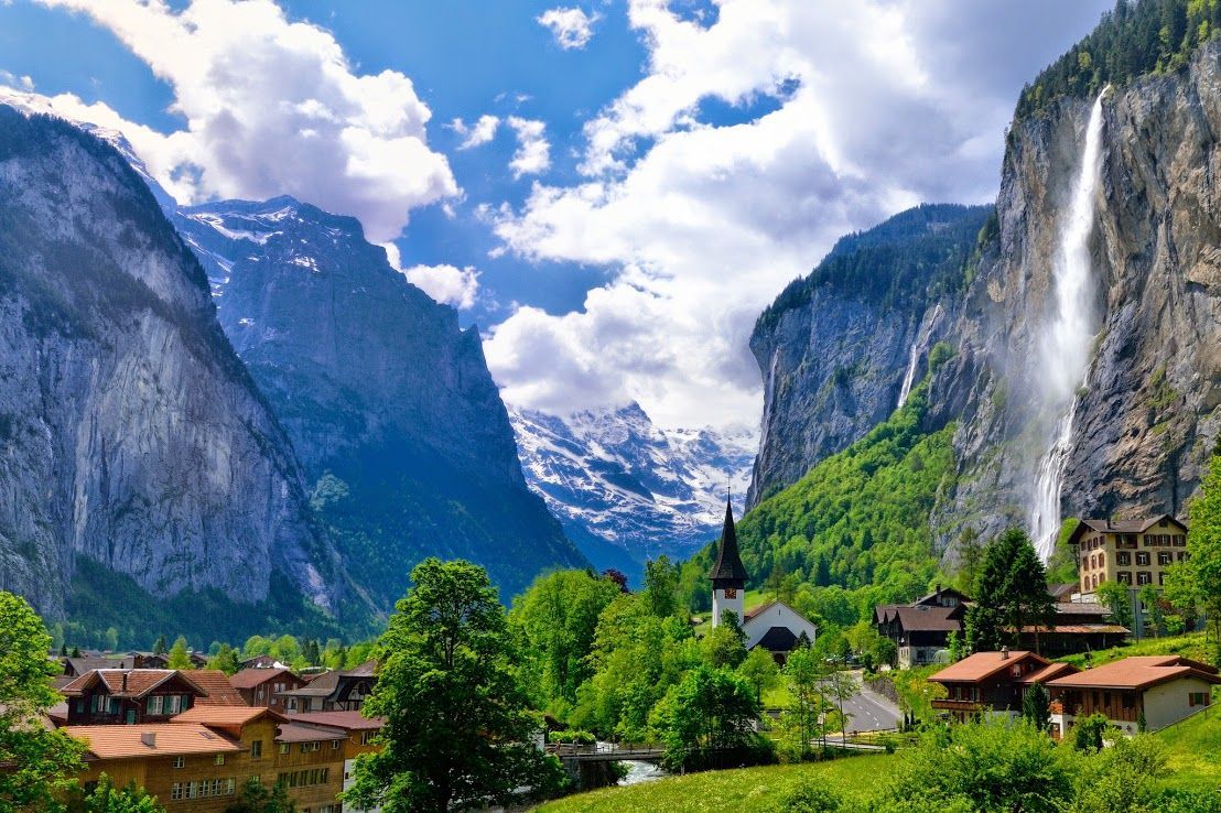 Google+. Places in switzerland, Paradise places, Waterfall