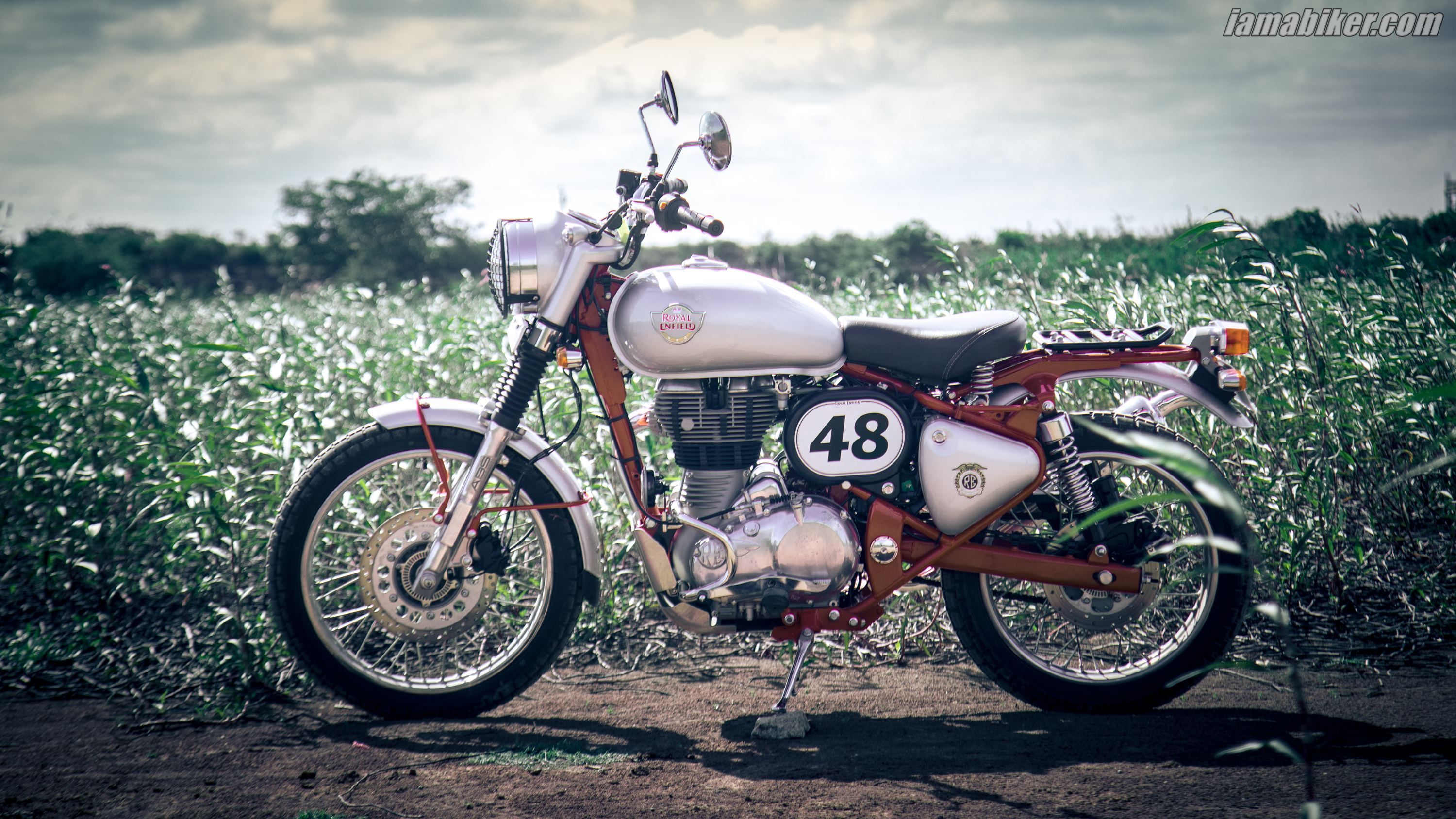 Royal Enfield Trials 350 HD wallpaper. IAMABIKER Motorcycle!