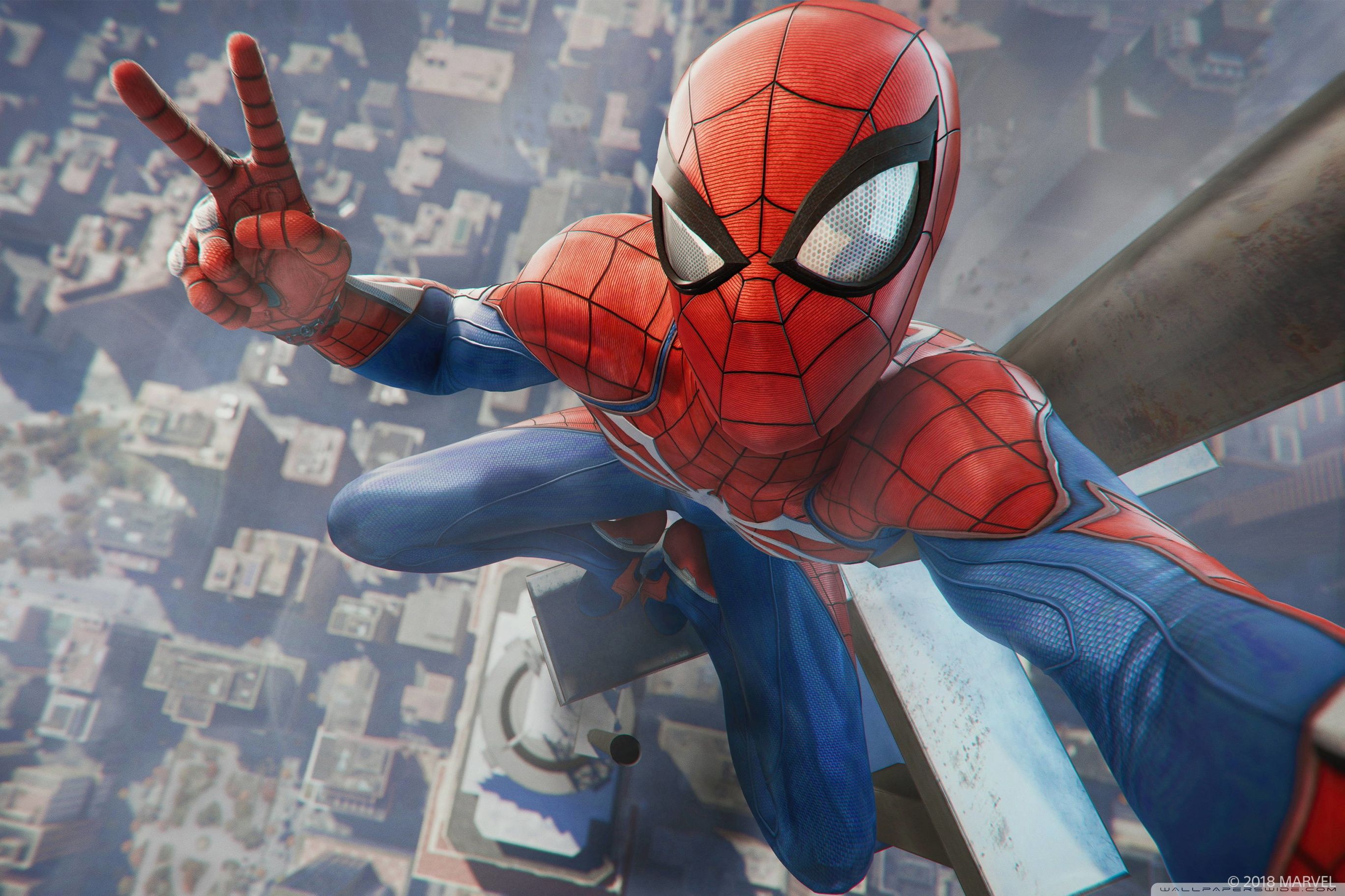 Spider Man Selfie Ultra HD Desktop Background Wallpaper for 4K UHD TV, Tablet
