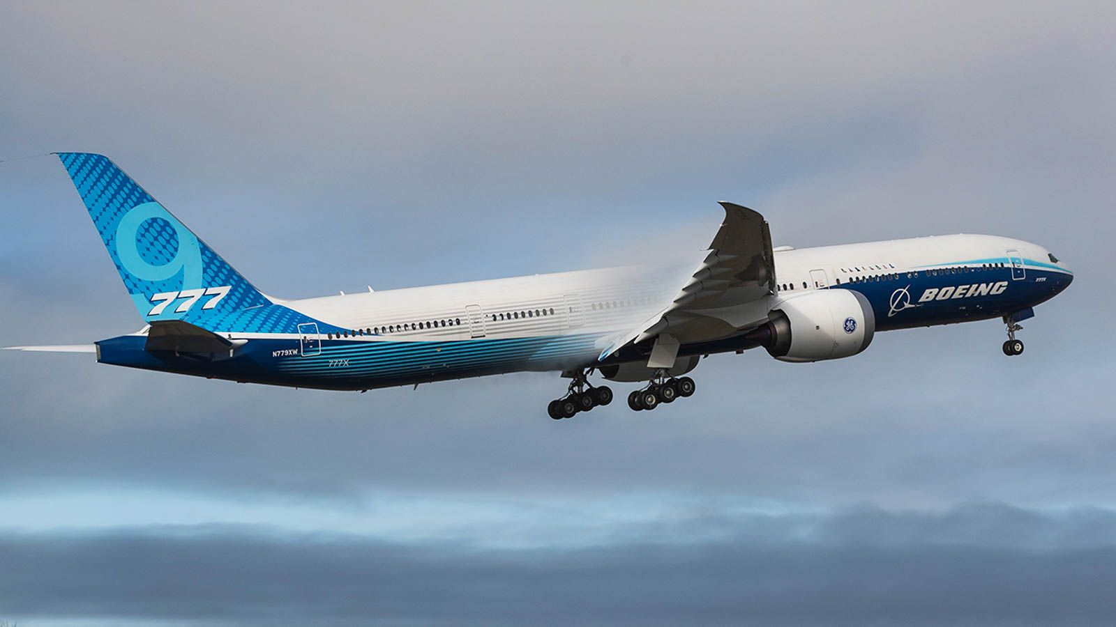 Boeing's Huge 777 9X Airplane Takes Its First Flight