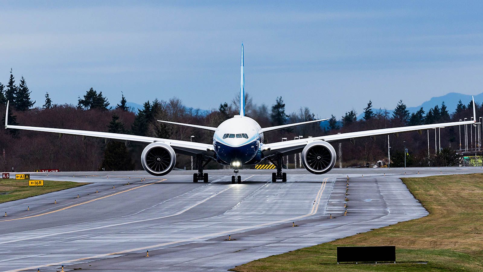 Boeing's Huge 777 9X Airplane Takes Its First Flight