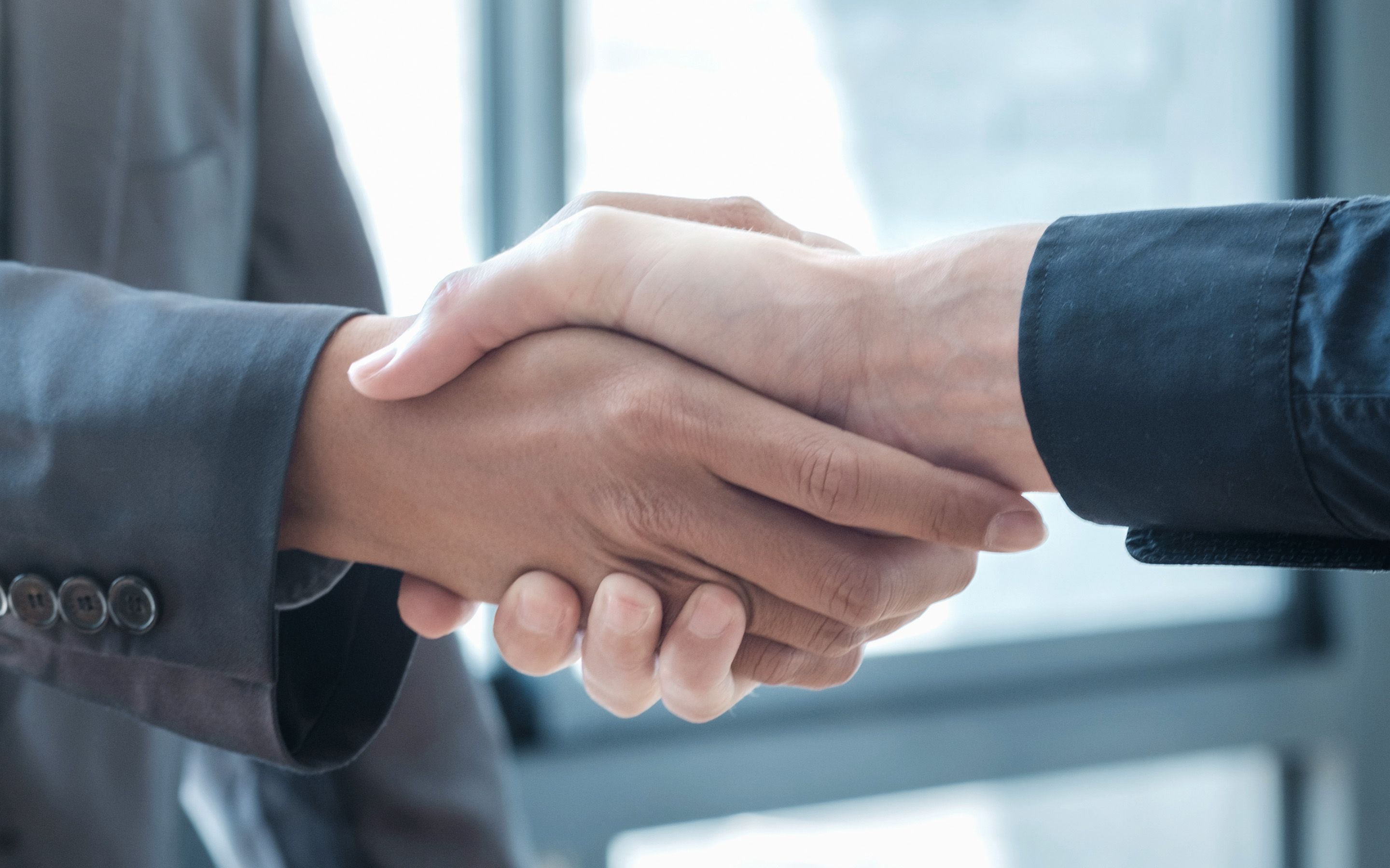 Download wallpaper handshake, business people, business concepts, handshake concepts, closing a deal, deal concepts for desktop with resolution 2880x1800. High Quality HD picture wallpaper