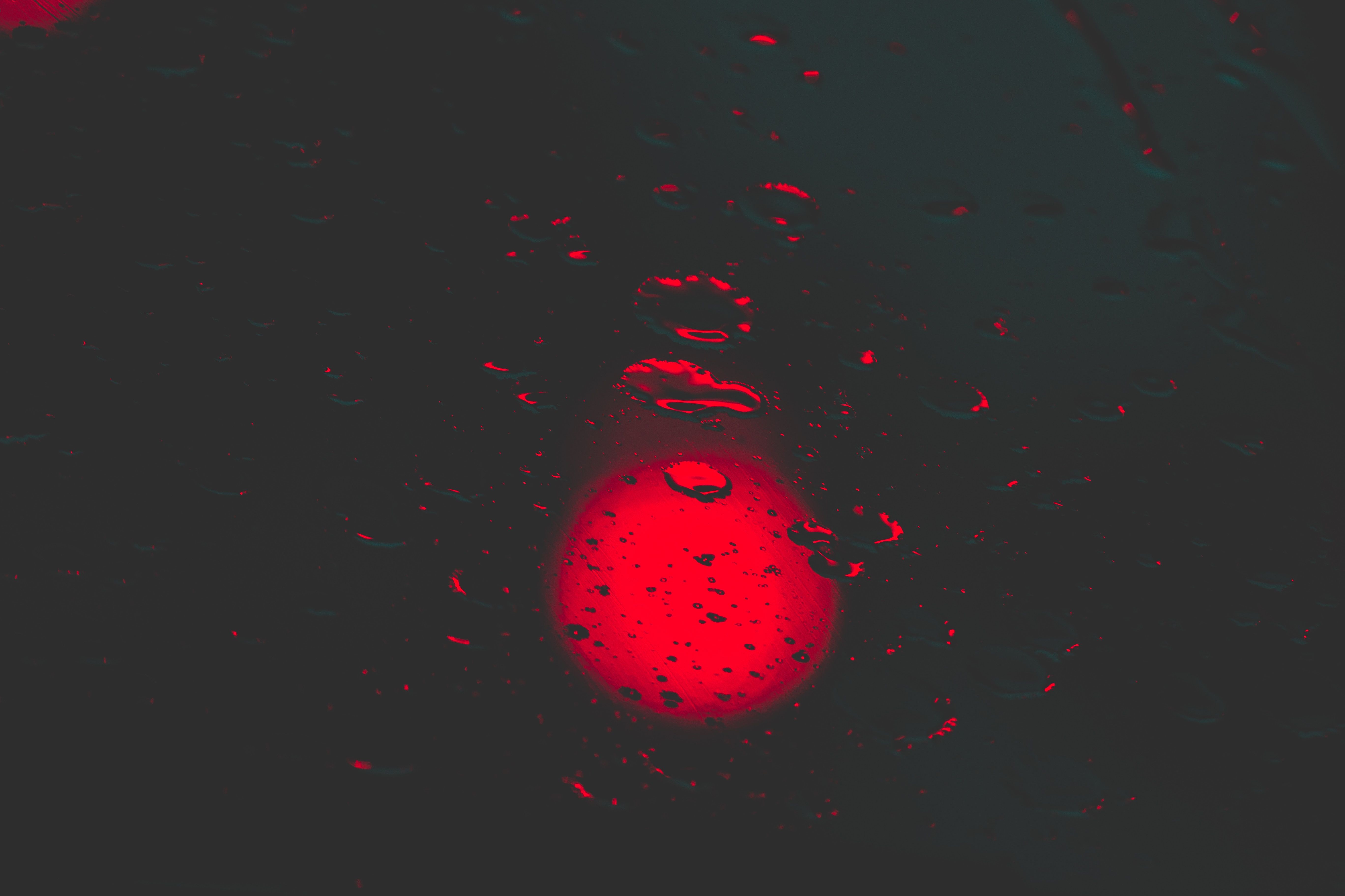 Red Lights Bokeh Circle Reflection Dark Background 5k 2048x1152 Resolution HD 4k Wallpaper, Image, Background, Photo and Picture