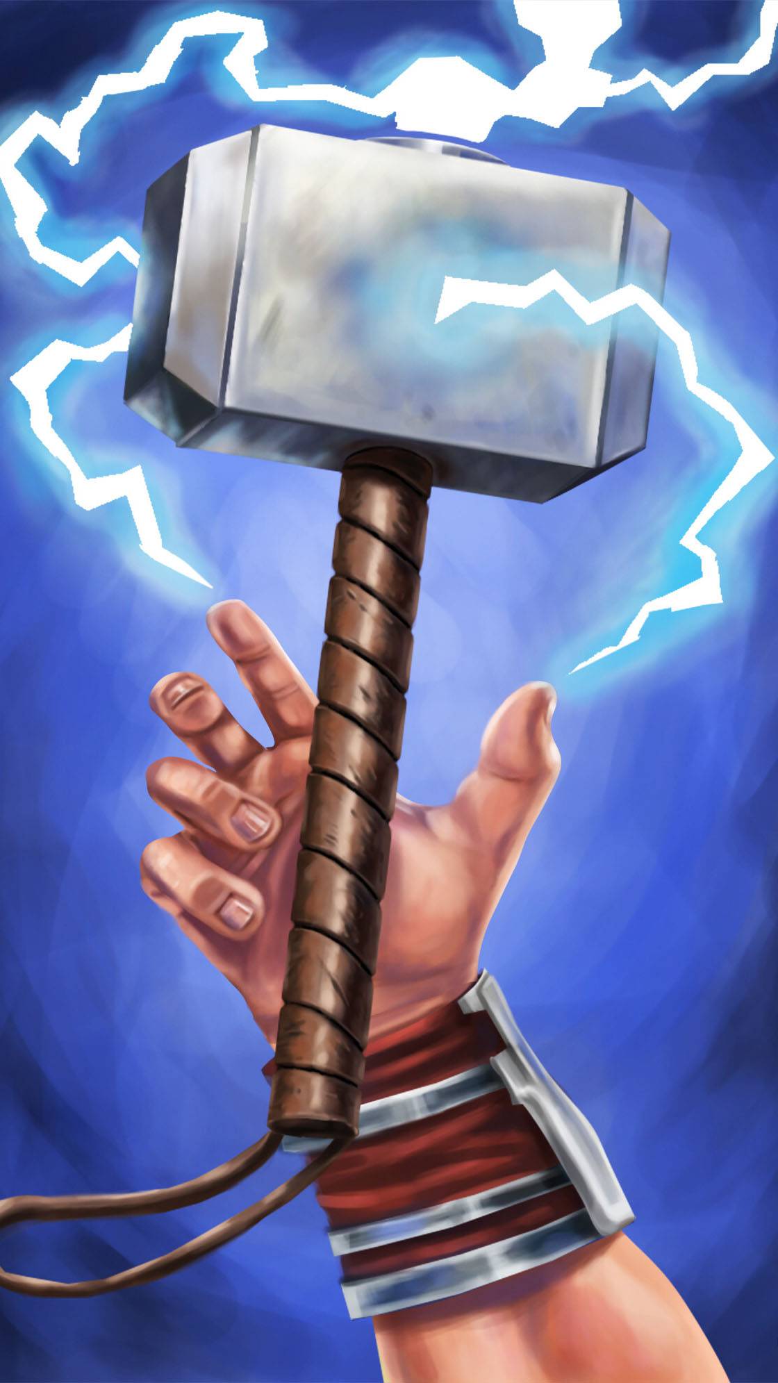 Download The Power of Thor's Mjolnir Wallpaper