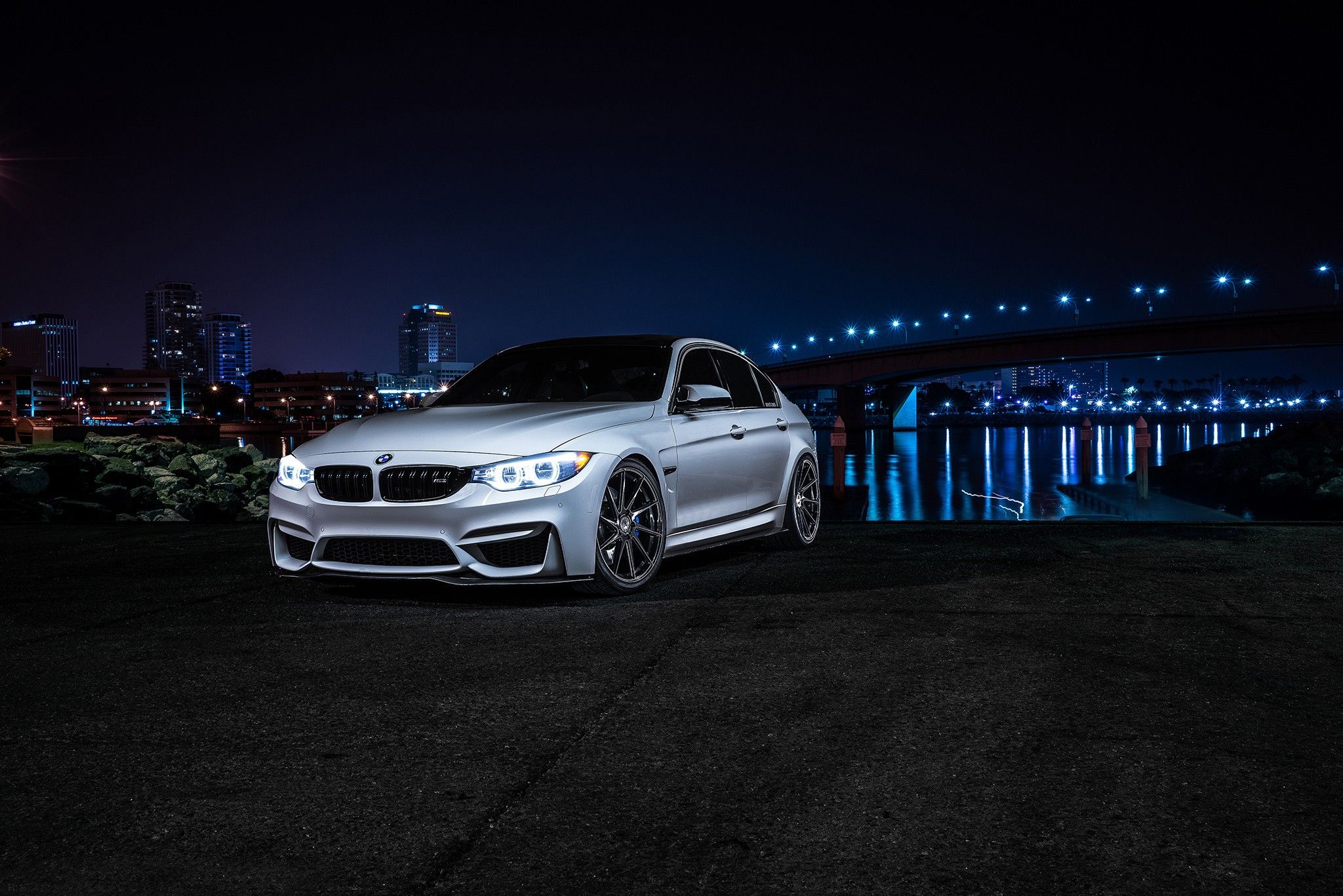 BMW, Car, Night Wallpaper HD / Desktop and Mobile Background