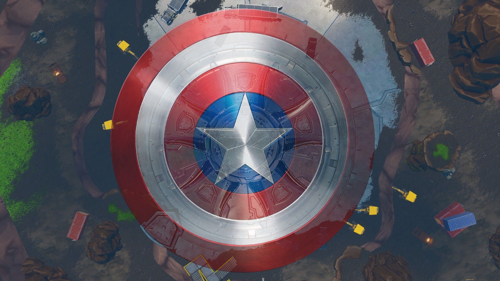 Fortnite adds Captain America's shield to the weapons collection.