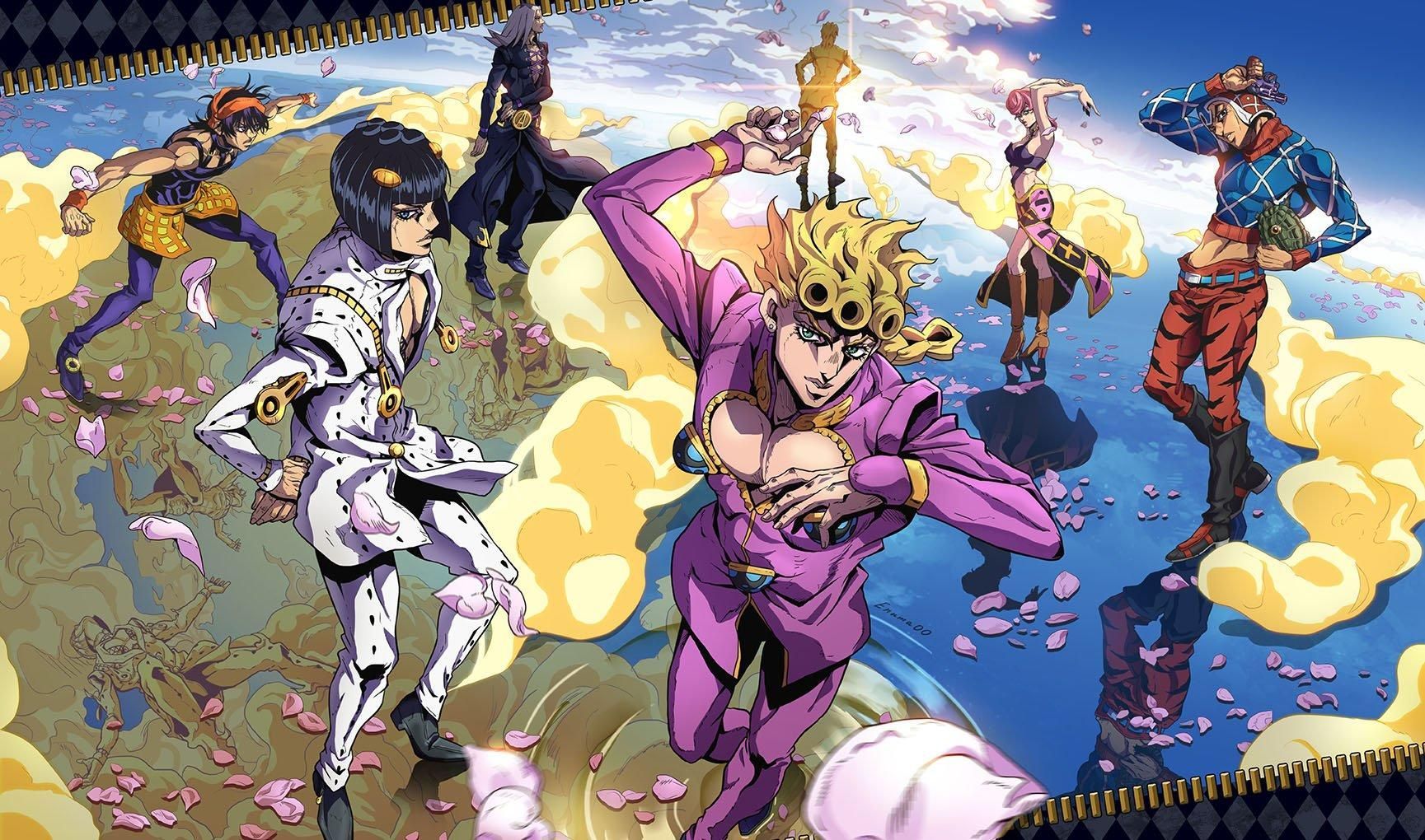 Team Bucciarati Signing Out. JoJo's Bizarre Adventure. Jojo's bizarre adventure anime, Jojo bizarre, Jojo anime