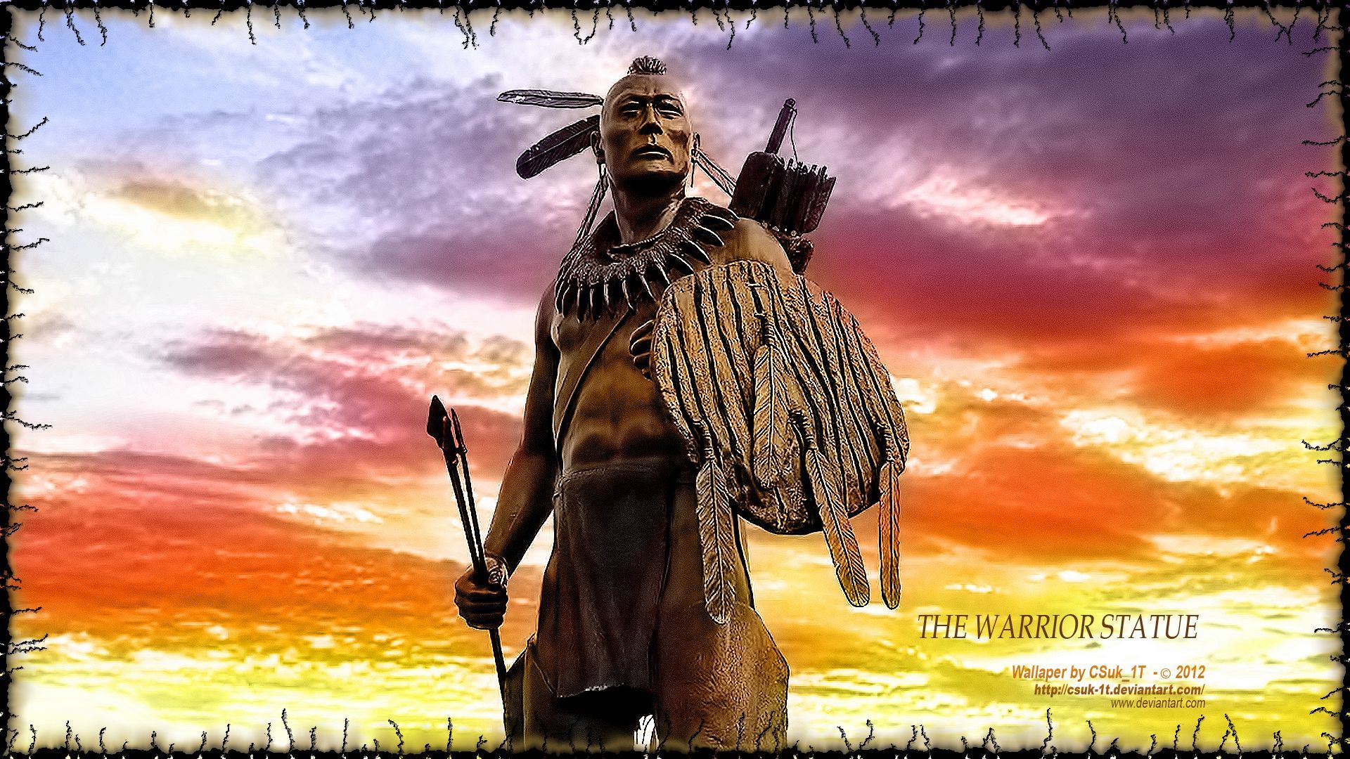 native wallpaper american indian warrors