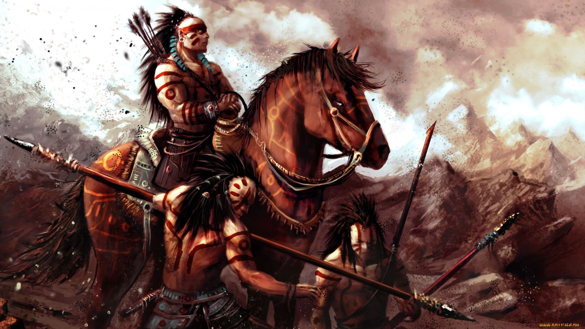 apache warrior wallpaper