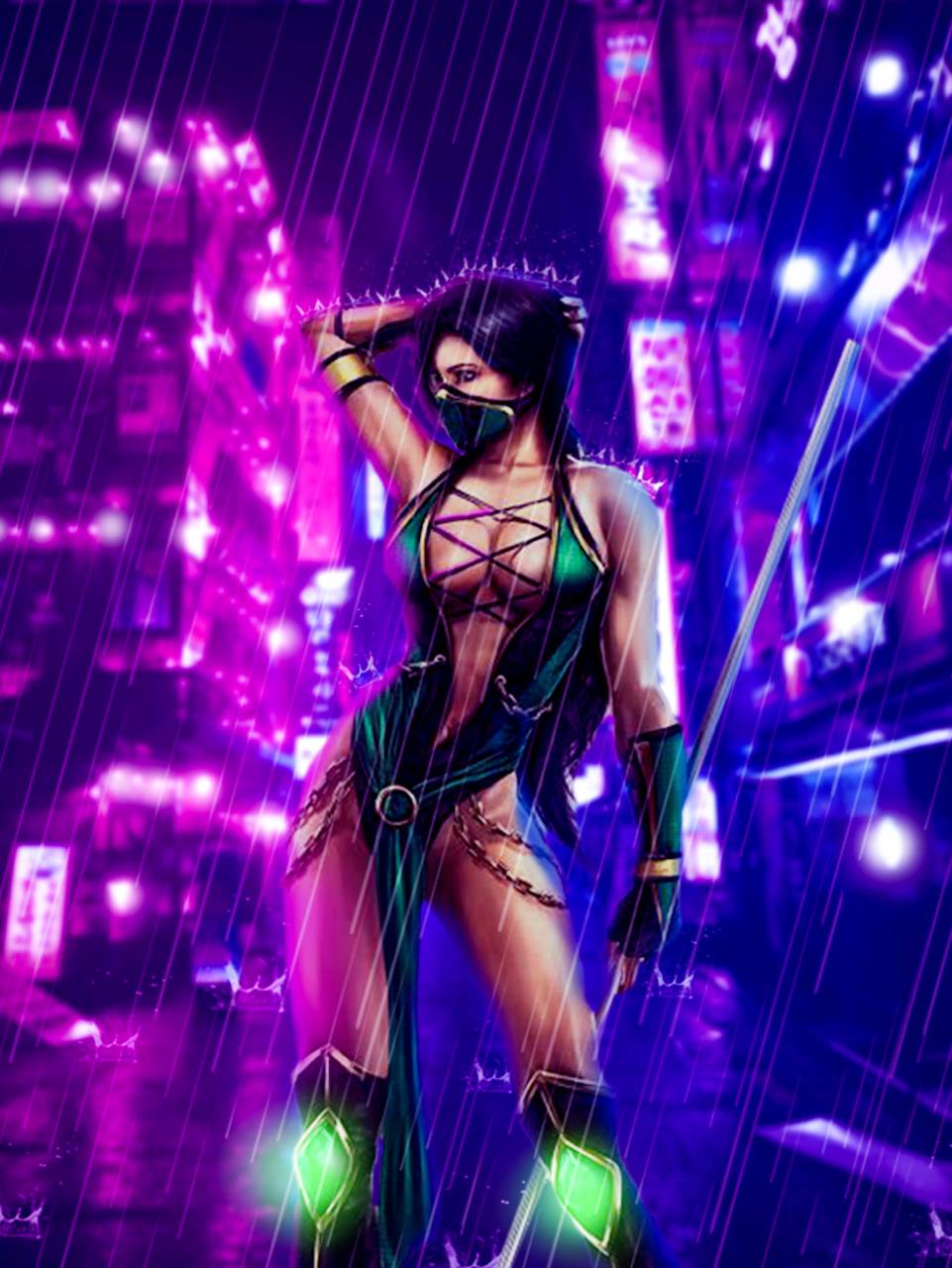 Cyberpunk girl wallpaper