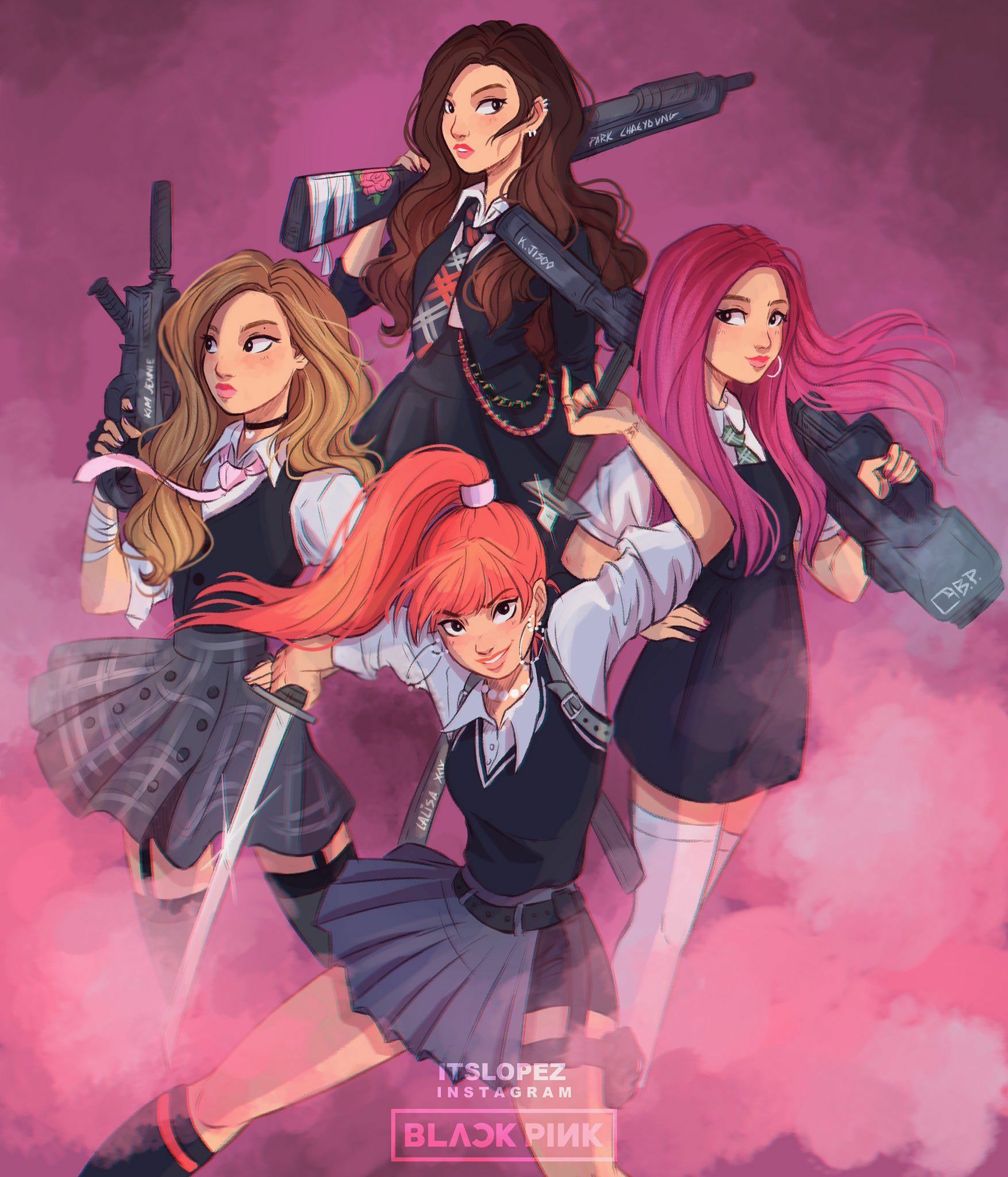 Blackpink Anime HD Wallpapers - Wallpaper Cave