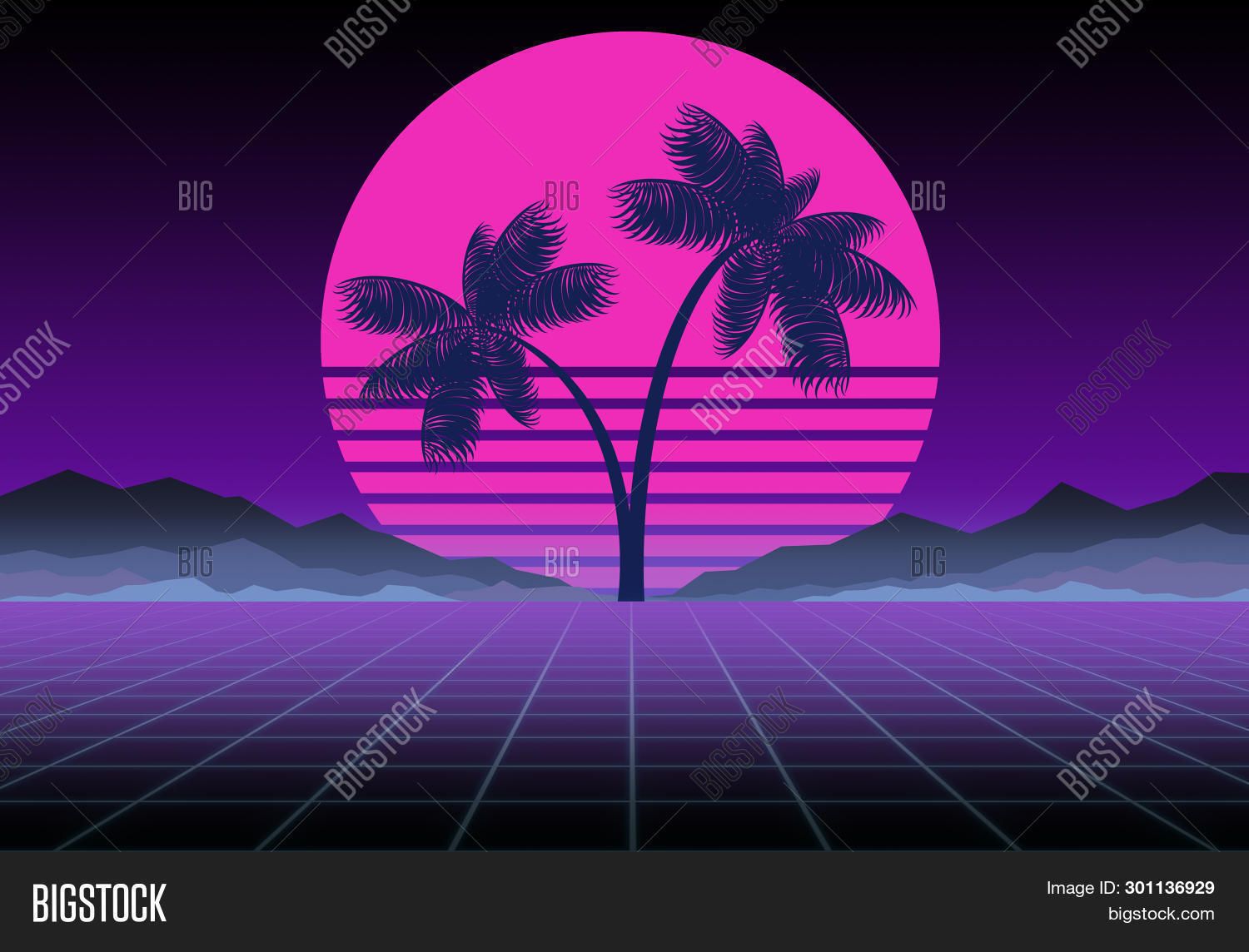 Synthwave Retrowave Image & Photo (Free Trial)