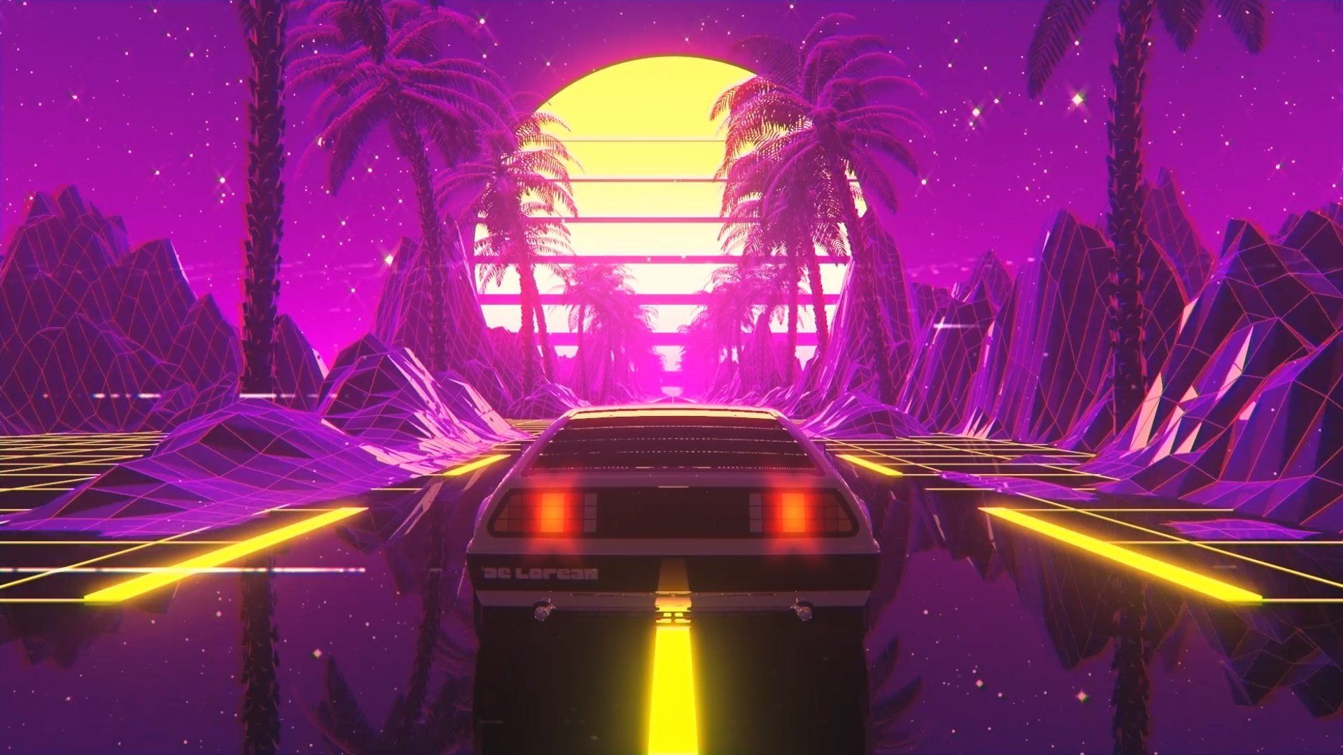 Create A Retro Delorean Loop in Cinema 4D and After Effects. Visualdon X Don Mupasi