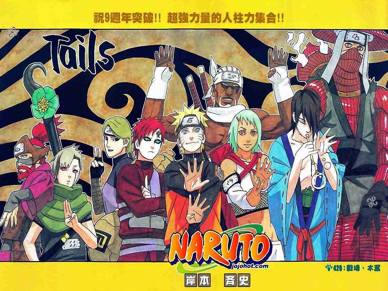 Naruto Tails Wallpaper, Naruto Shippuuden, Jinchuuriki, Tailed Beast Owners Wallpaper & Background Download