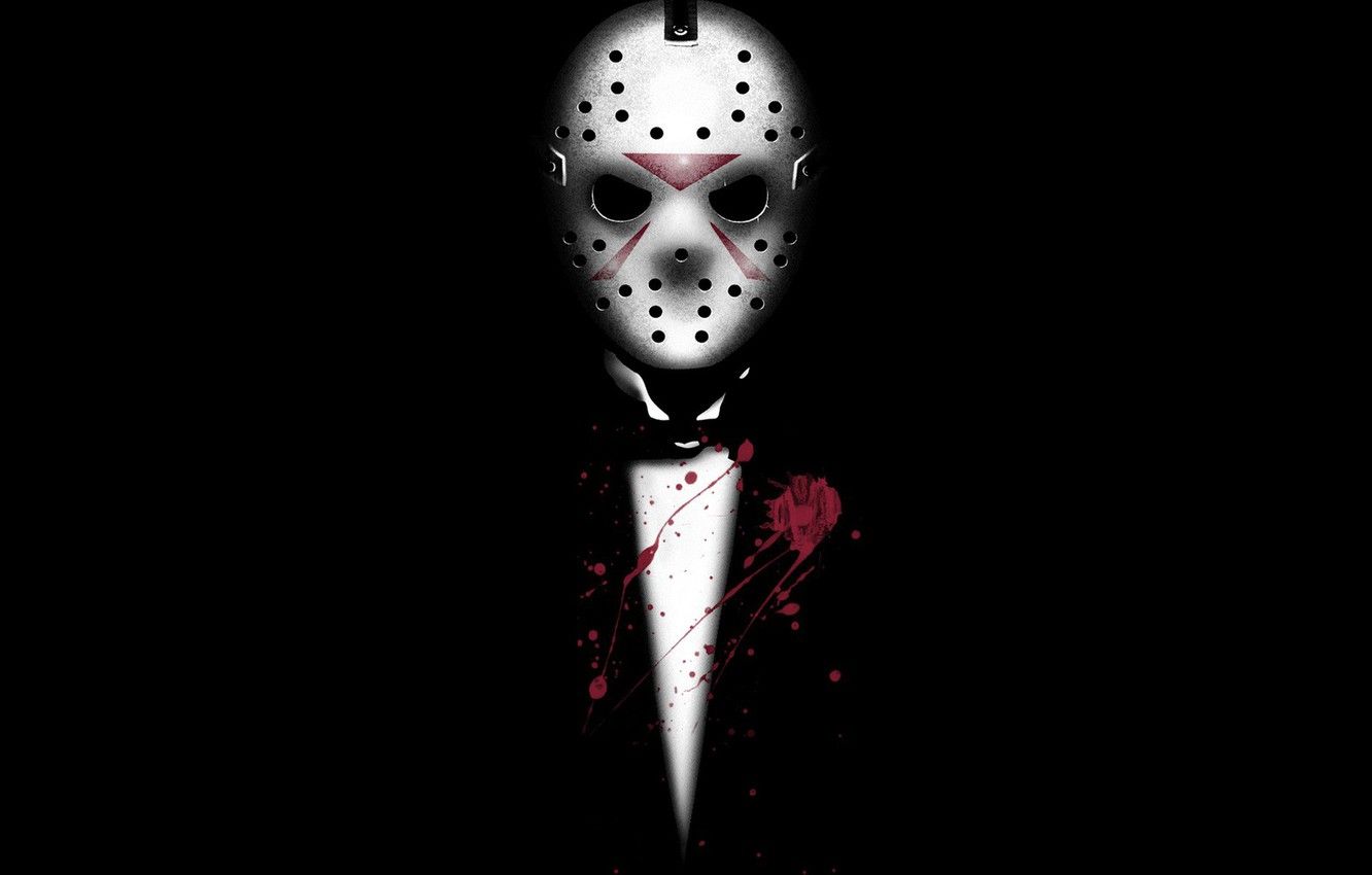Wallpaper blood, Jason Voorhees, Jason Voorhees, Friday the 13th, The Friday the 13th, hockey mask image for desktop, section разное