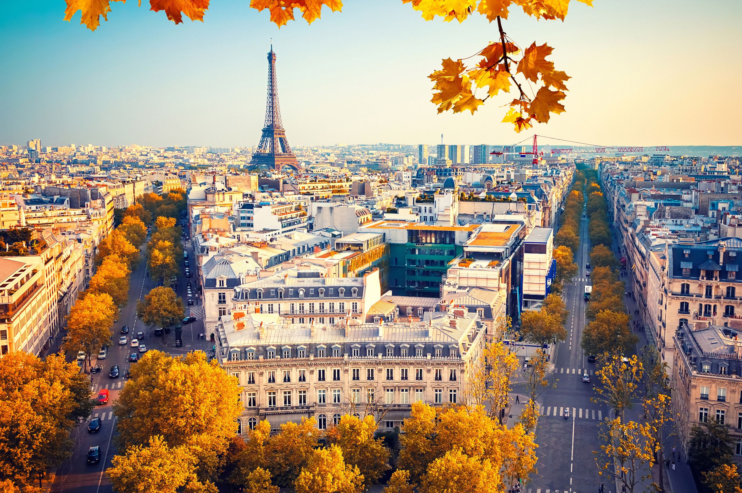 Eiffel Tower Paris City Autumn 4k 5k Chromebook Pixel HD 4k Wallpaper, Image, Background, Photo and Picture
