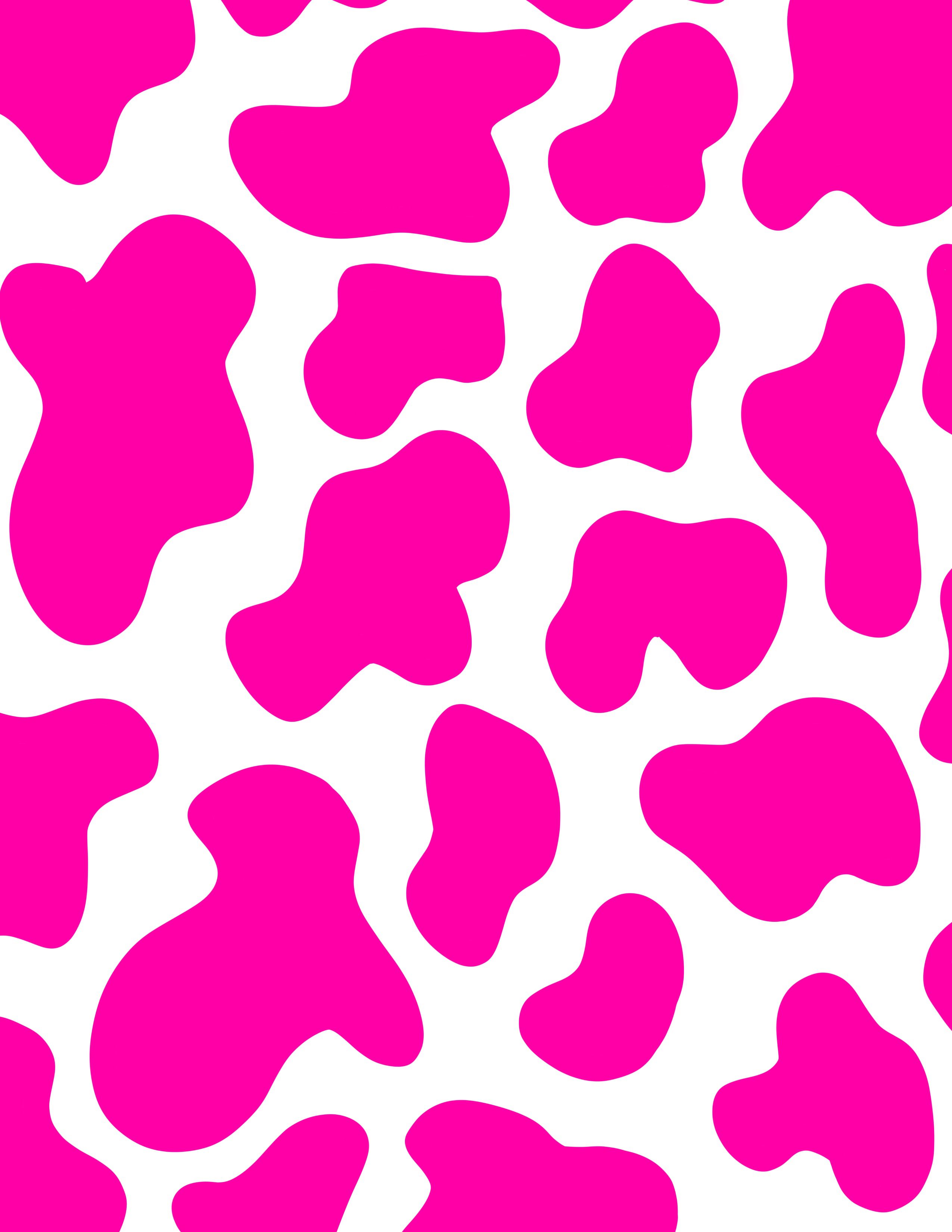 Pink cow print wallpapers.