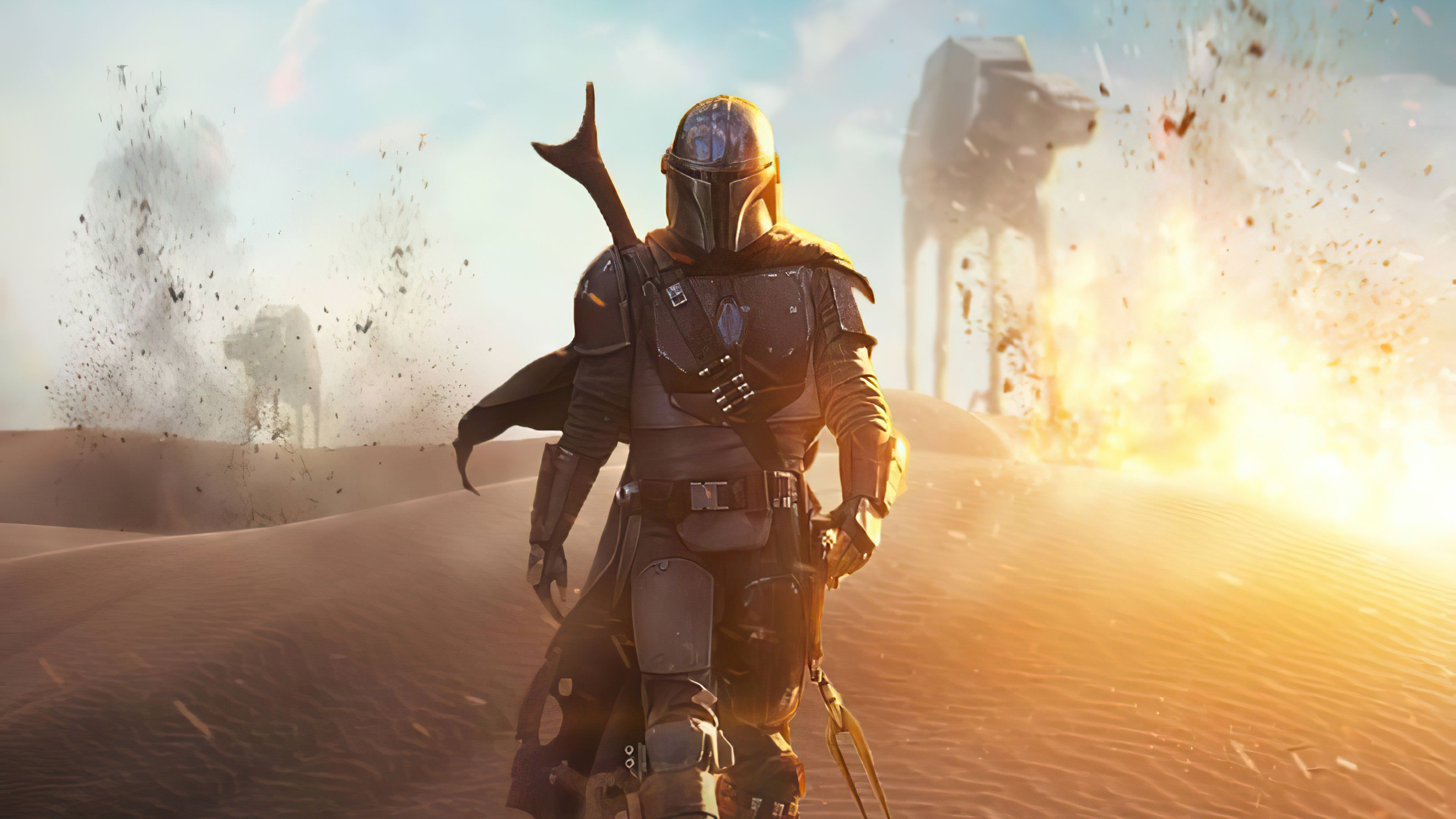The Mandalorian 4k Artwork HD Tv Shows, 4k Wallpaper, Image, Background, Photo and Picture