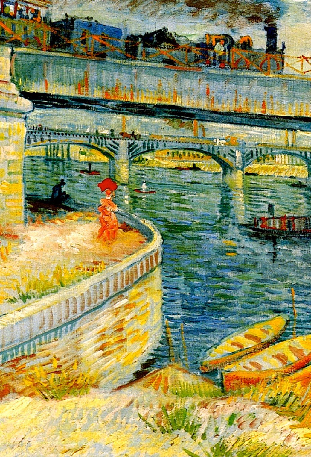 Vincent Van Gogh Bridge Painting Wallpaper & Background Download