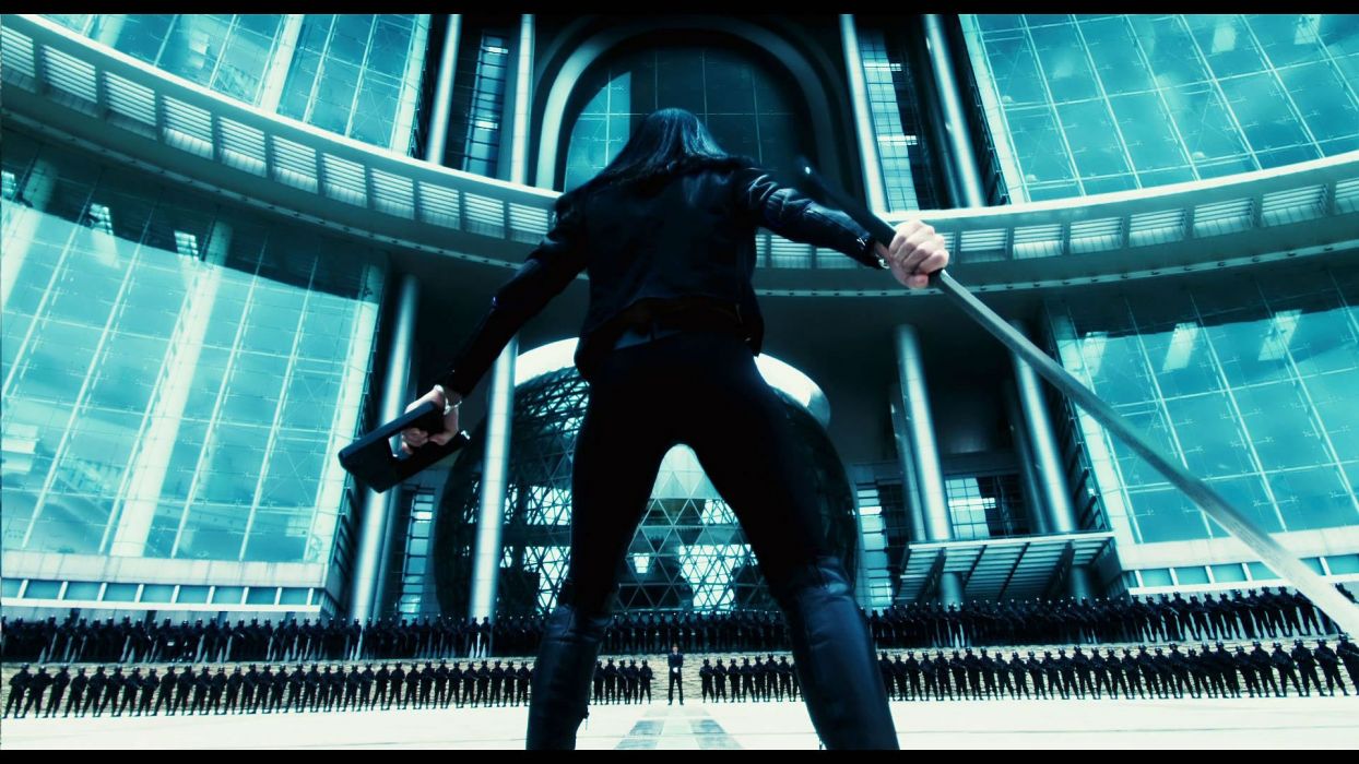 ULTRAVIOLET Action Sci Fi Fighting Futuristic Superhero Milla Jovovich Action Horror Thriller 1ultraviolet Warrior Weapon Sword Katana Wallpaperx1080