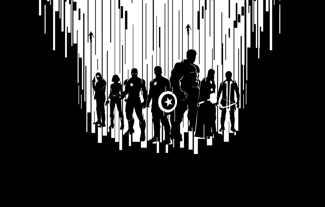 Wallpaper Scarlett Johansson, Heroes, Superheroes, Hulk, the, Men, Iron Man, Captain America, Super, Team, Thor, Black Widow, Robert Downey Jr., EXCLUSIVE, MARVEL, Weapons image for desktop, section фильмы