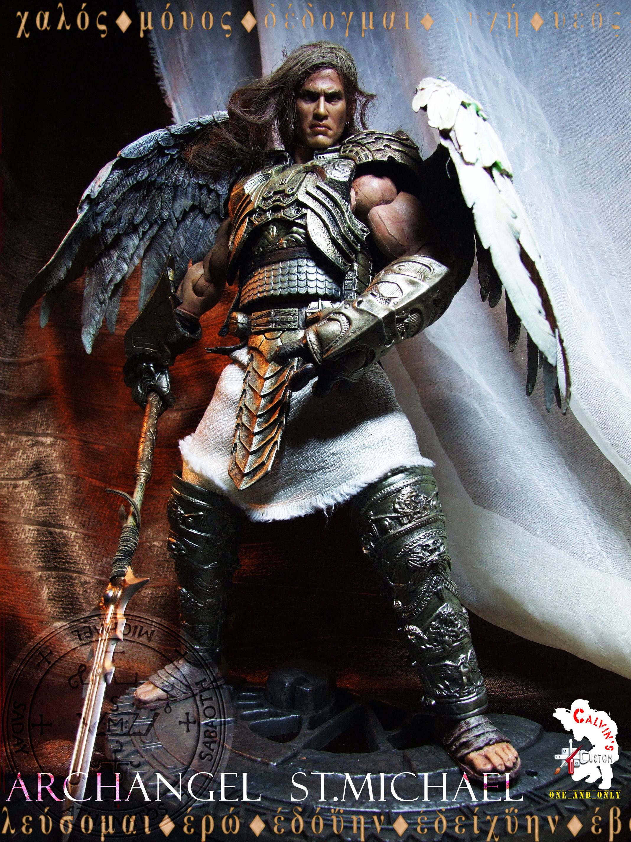 Love Angels Image Calvin's Custom One Sixth Archangel Gabriel In Armor Wallpaper & Background Download