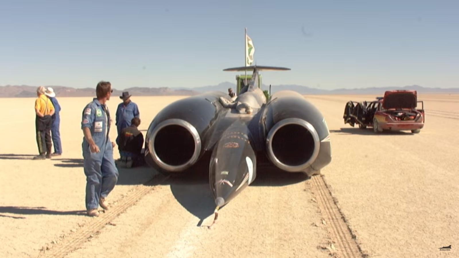 Look Back a Few Years to When the Thrust SSC Broke The Speed of Sound