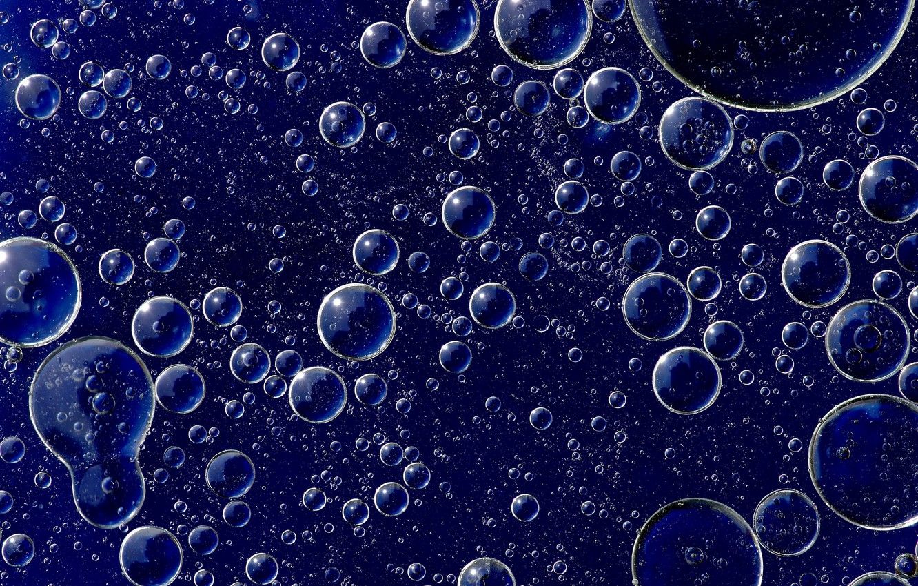 Wallpaper water, macro, bubbles image for desktop, section текстуры