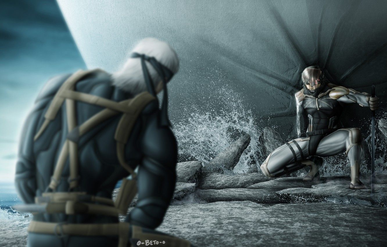 Wallpaper Raiden., Metal gear solid, Guns of the patriots, Sneak image for desktop, section игры