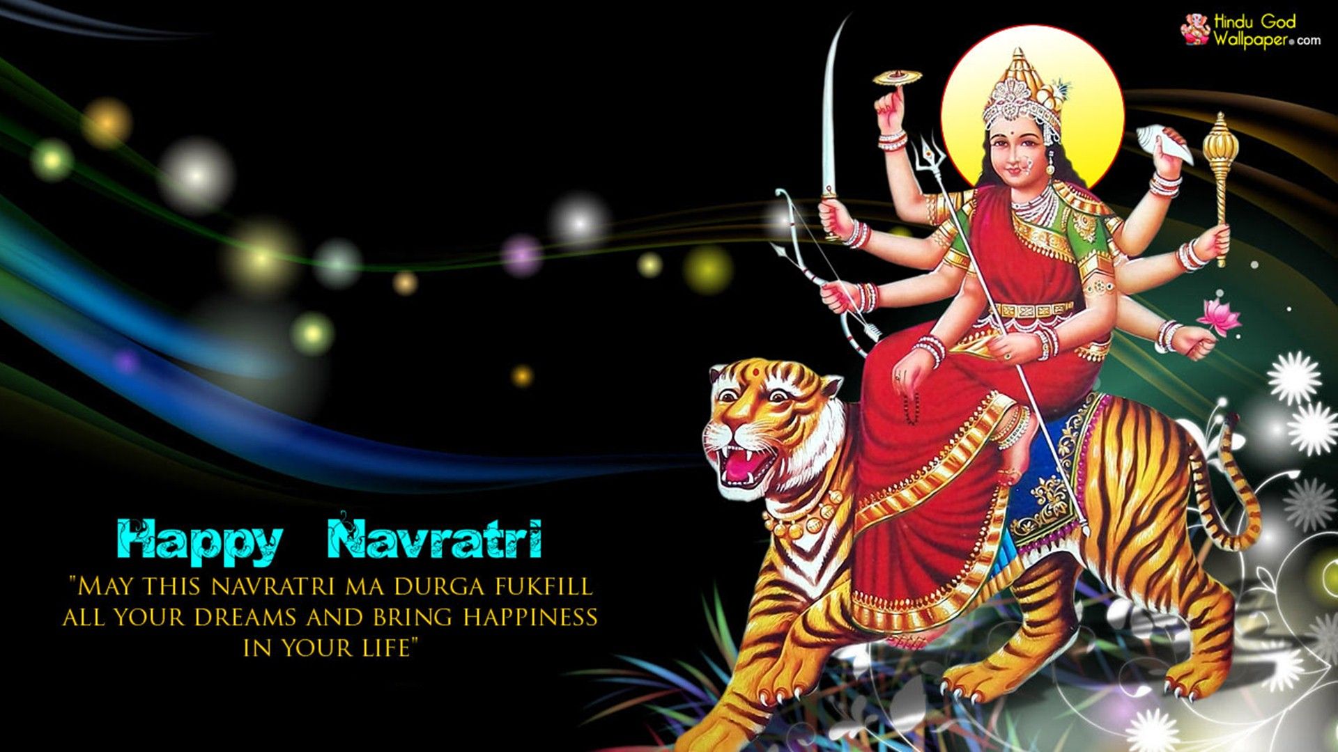 Happy Navratri HD Wallpaper 15113