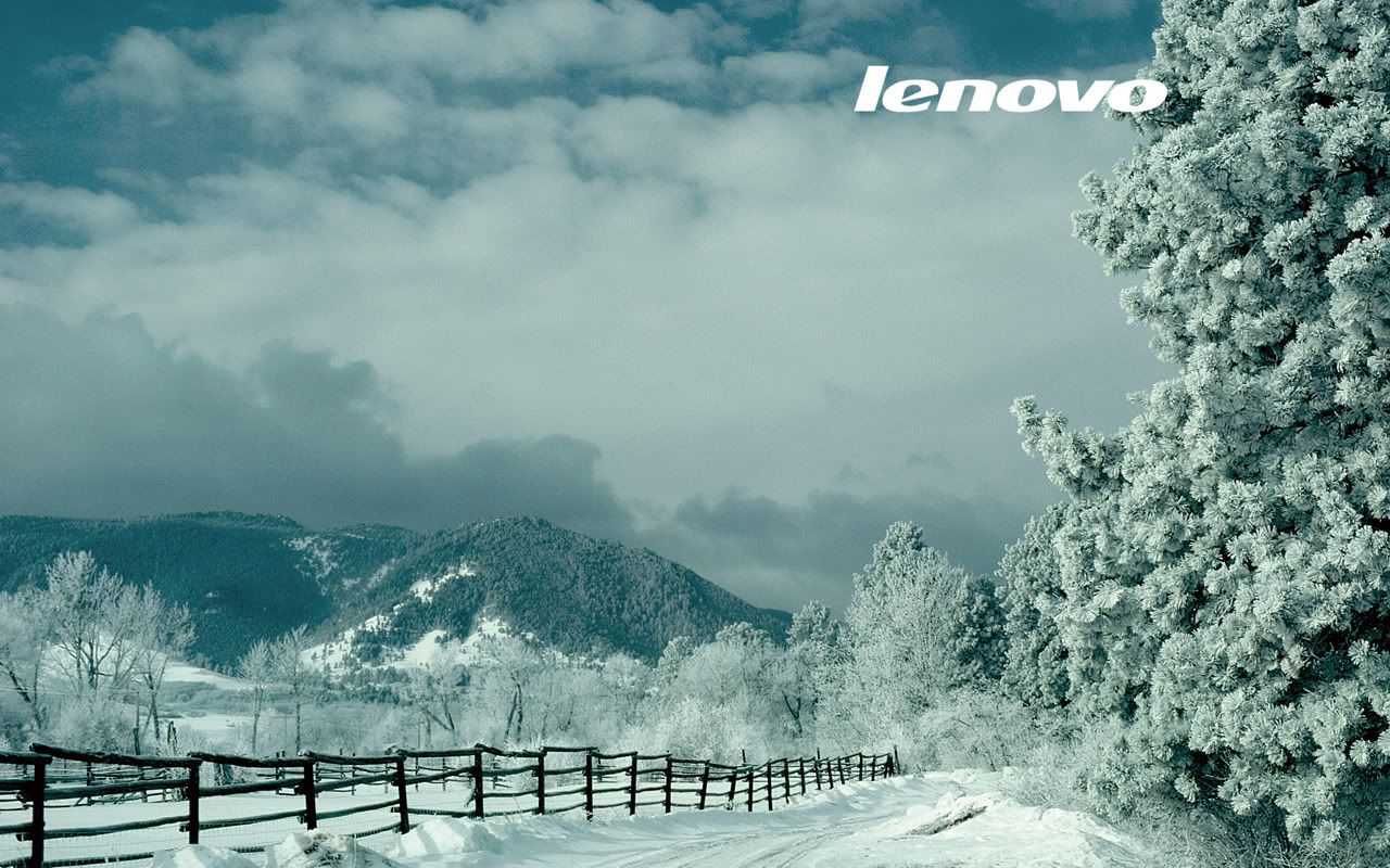 Lenovo Winter Wallpaper